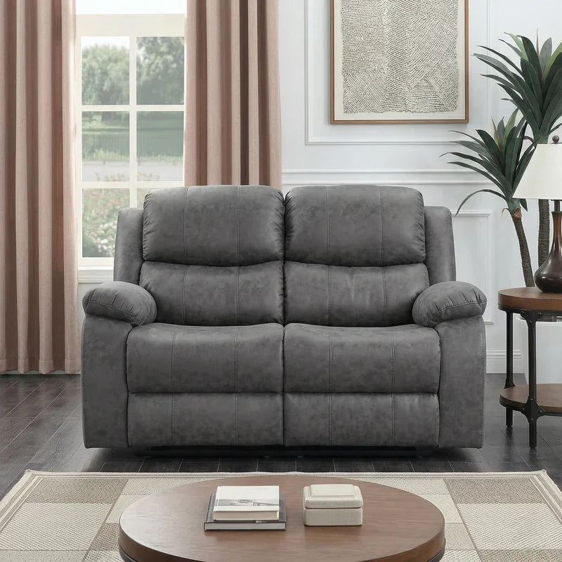 Bliss 2 Seater Recliner Lounge in a compact, well-lit living room — a space-conscious recliner format for small apartments