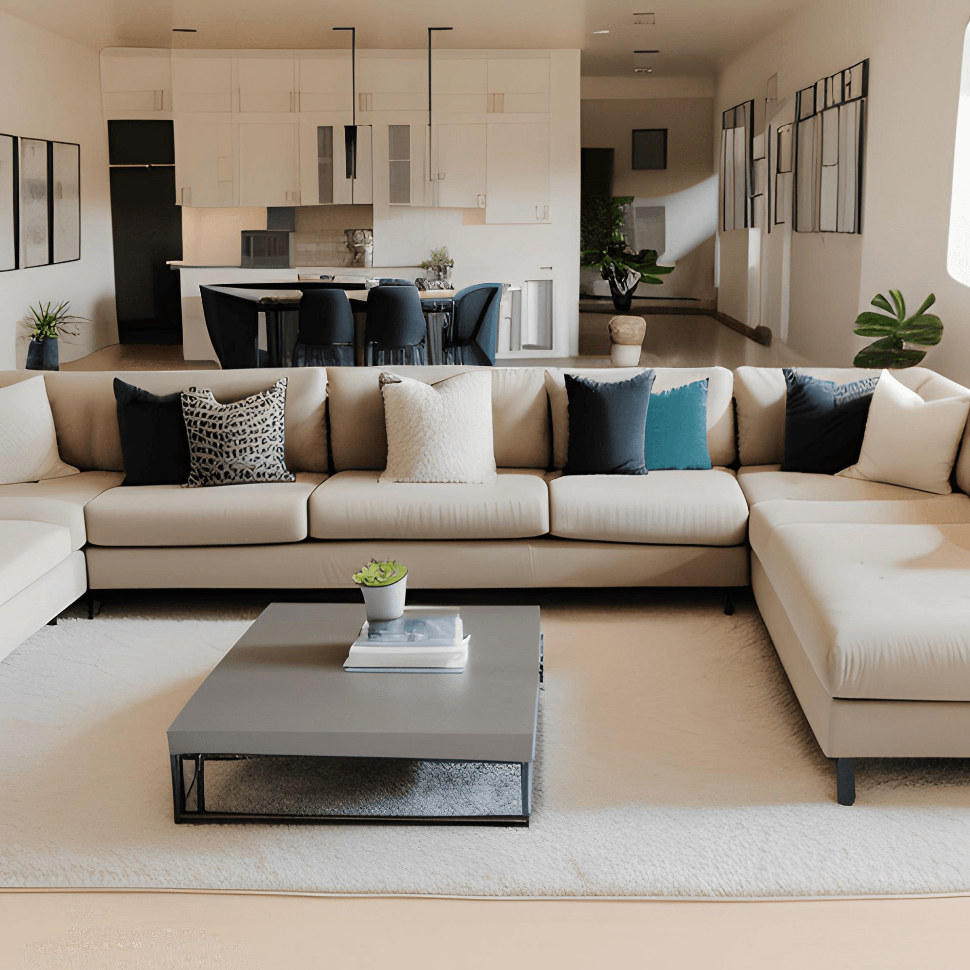 Maximize Space & Style: Open-Concept Furniture Arrangement