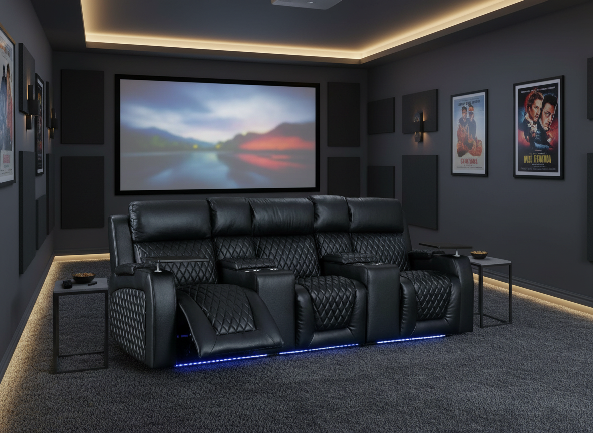 Blair 3-Seat Theatre Electric Recliner Lounge