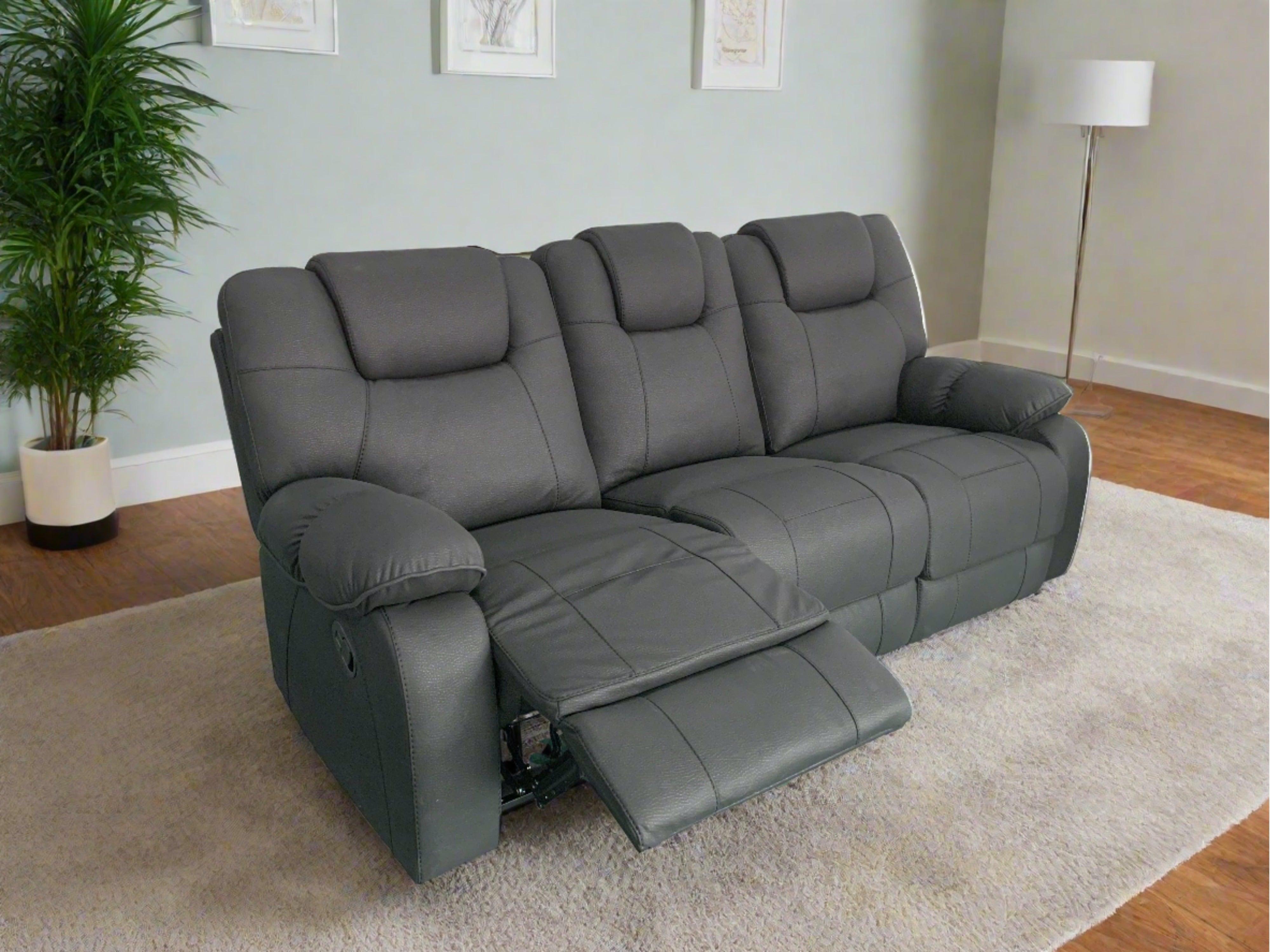 Ballarat 3 Seater Recliner Lounge