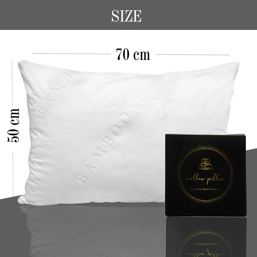 Mellow Pillow Waterproof Bamboo Pillow Protector (Pack of 2)