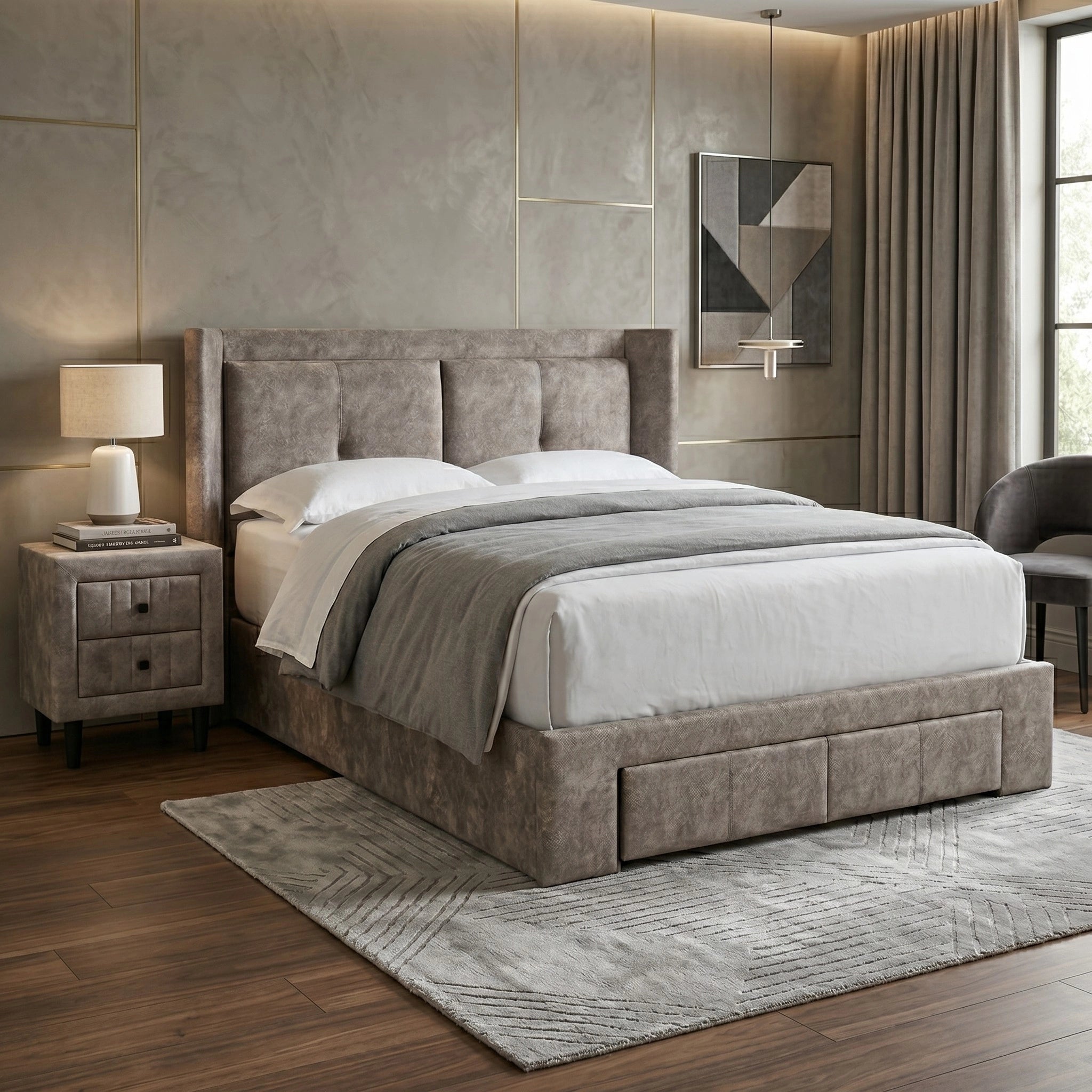 Forest Storage Bed Frame