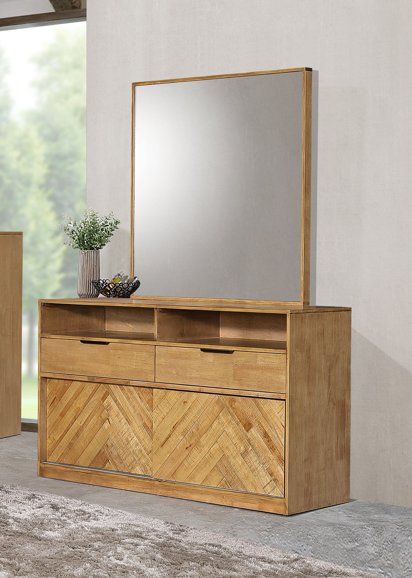 Cleveland 4 Piece Dresser Bedroom Suite