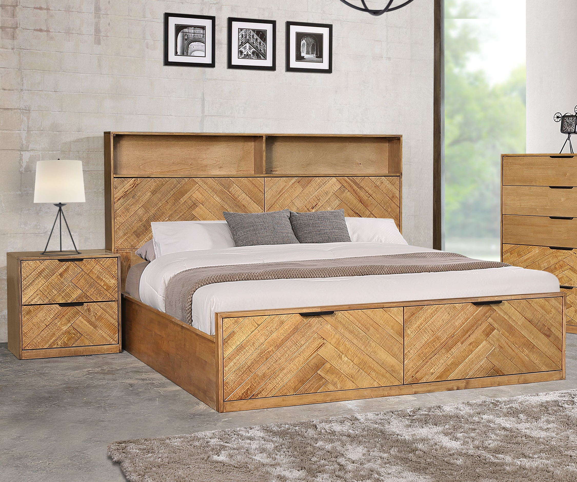 Cleveland 4 Piece Dresser Bedroom Suite