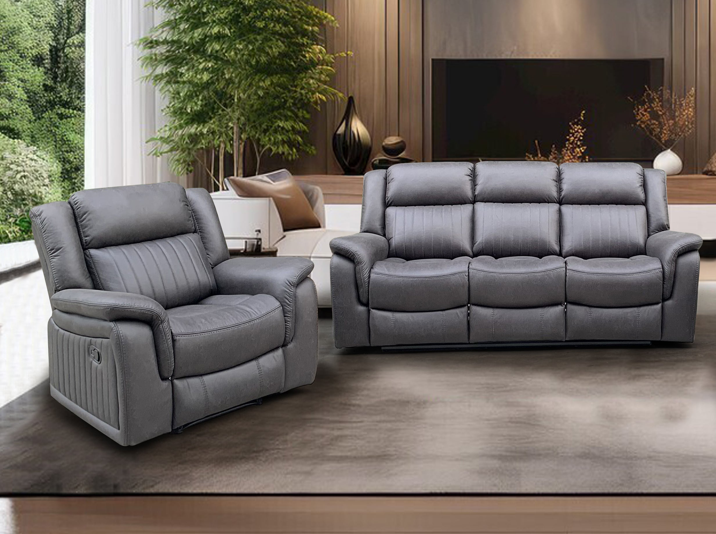 Beach 3+1+1 Manual Recliner Package