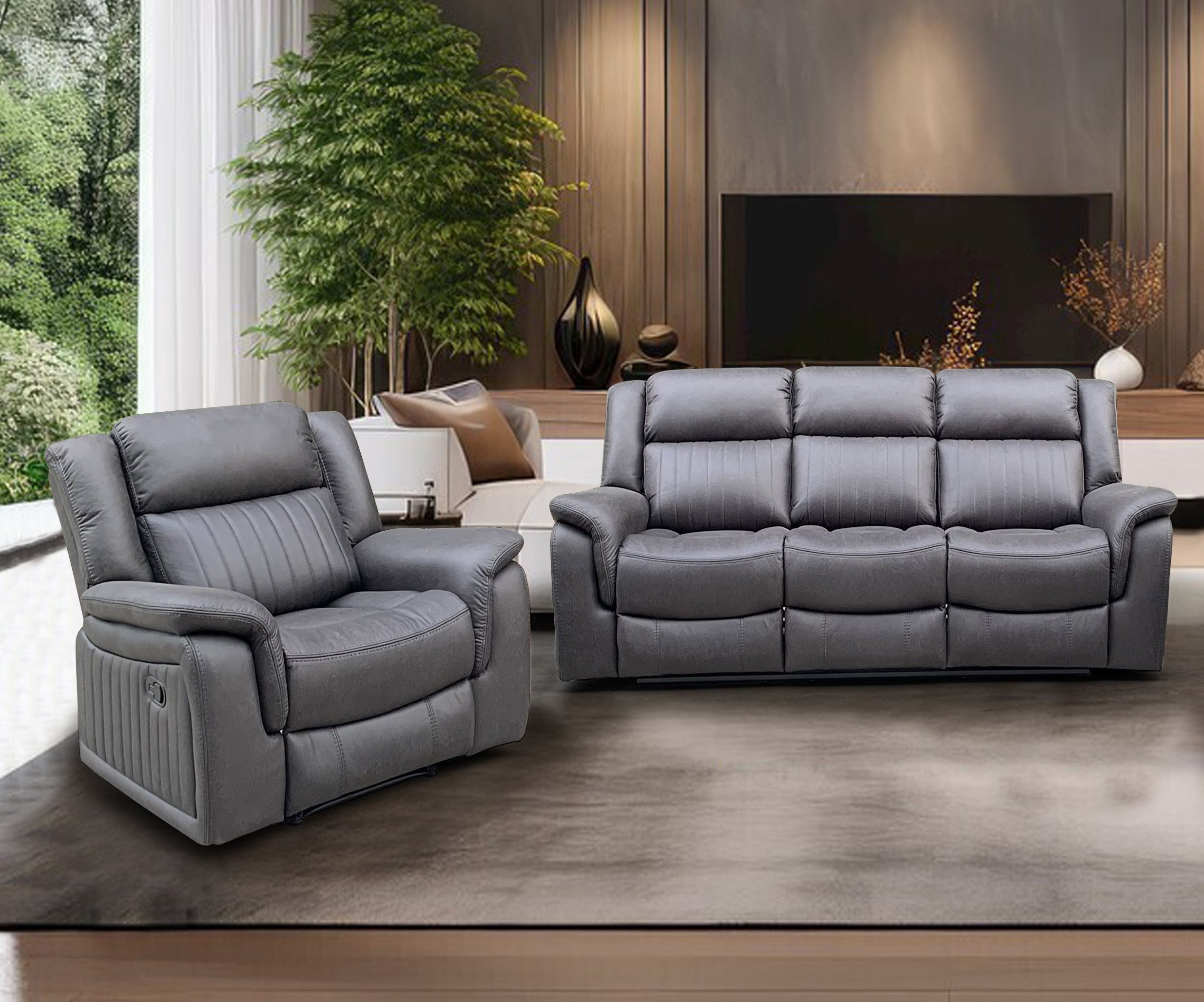 Broom Electric 3+1+1 Recliner Package