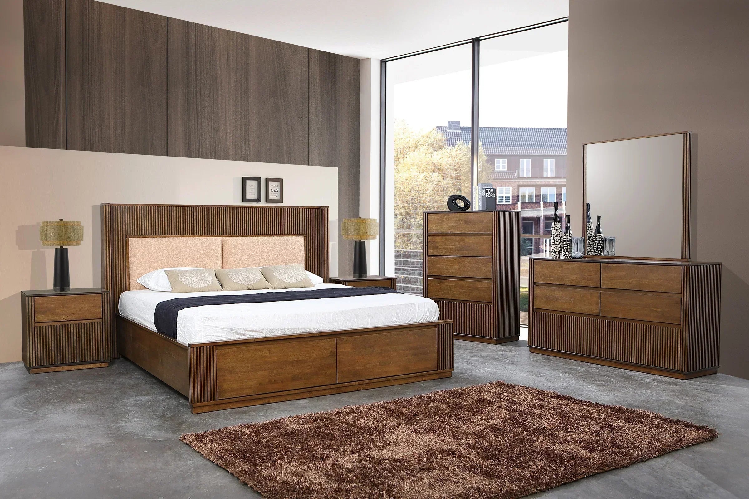 Clifton 4 Piece Dresser Bedroom Suite