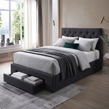 Fabulous Upholstered Storage Bed Frame with Drawer