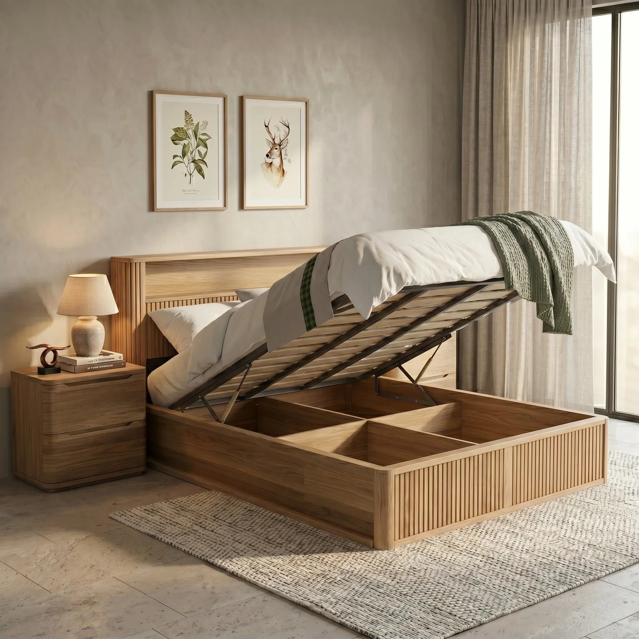 Canberra Gas Lift Bed Frame