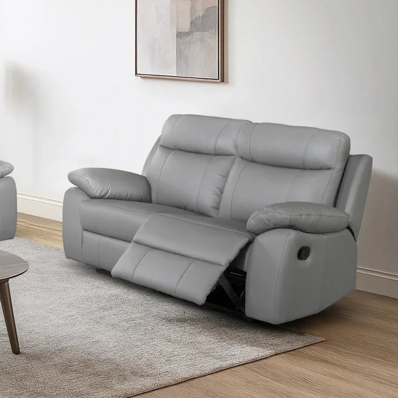 Latrobe 2 Seater Leather Recliner Lounge