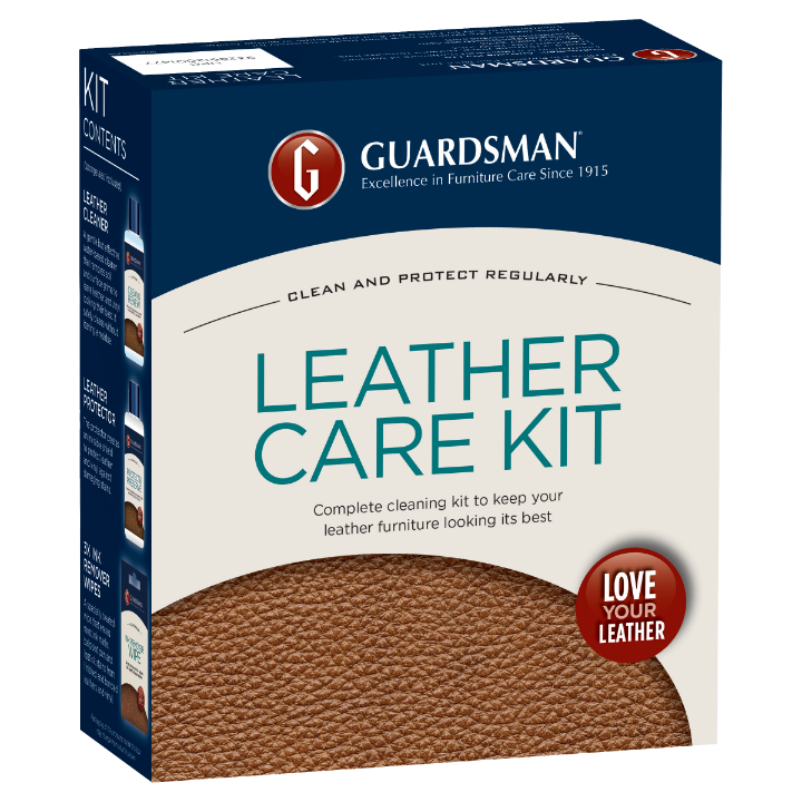 Guardsman Leather Care Kit – Leather Cleaner & Protector Set