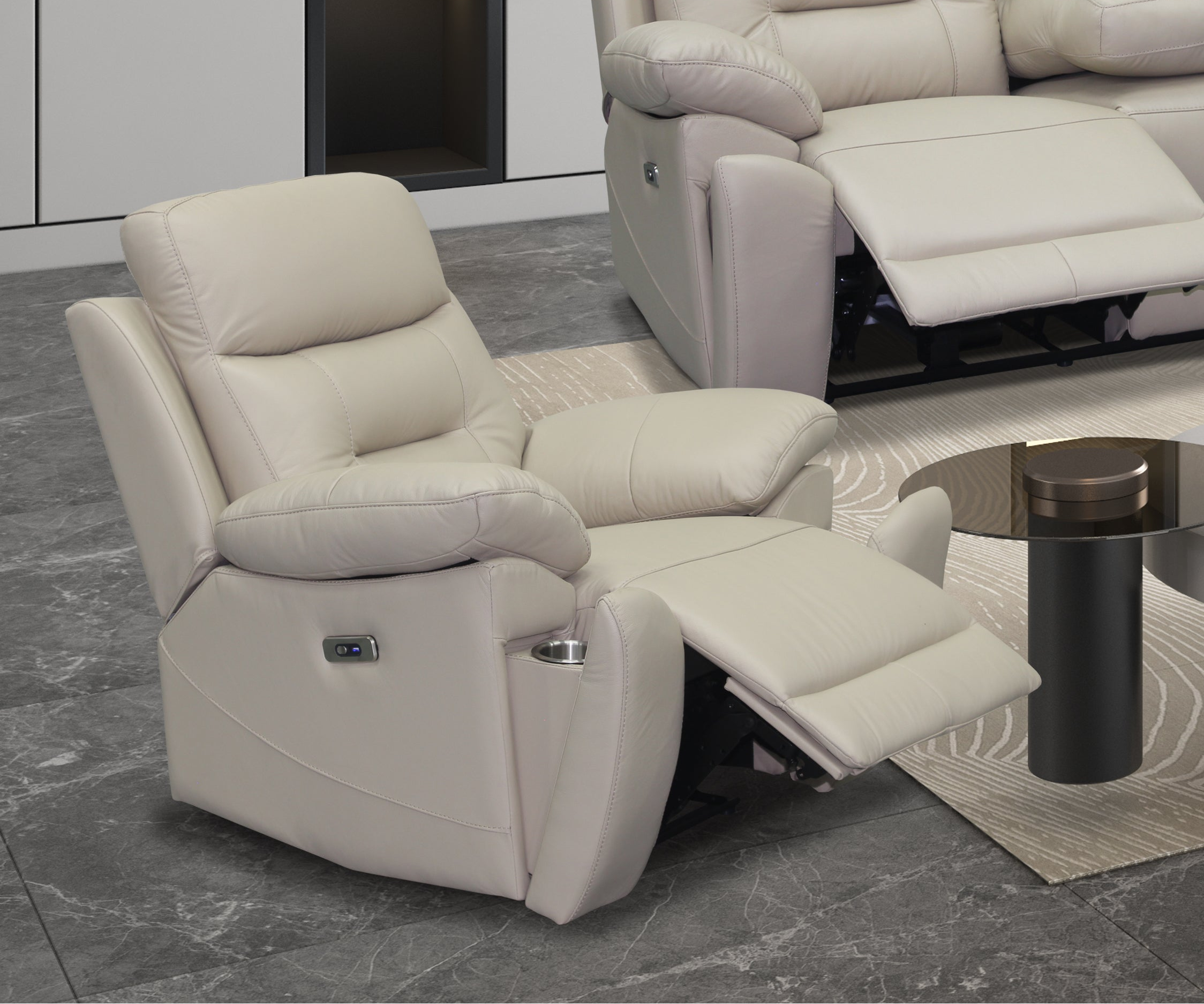 Luxembourg Leather Recliner Chair