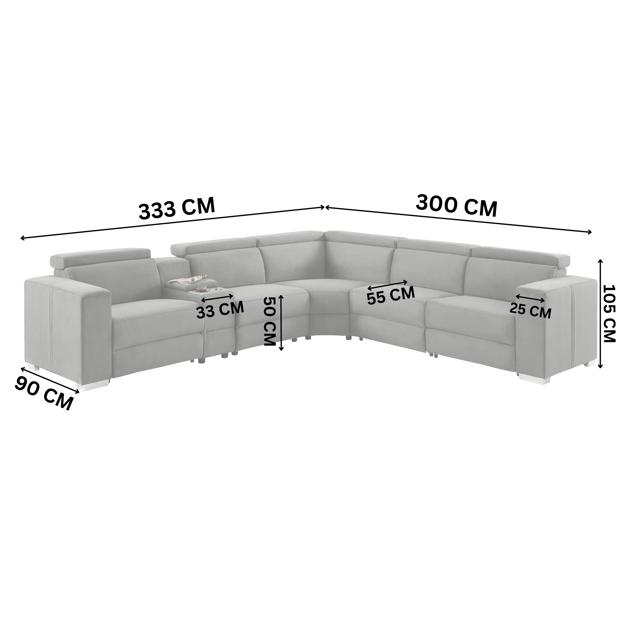 Sandringham Corner Recliner Lounge