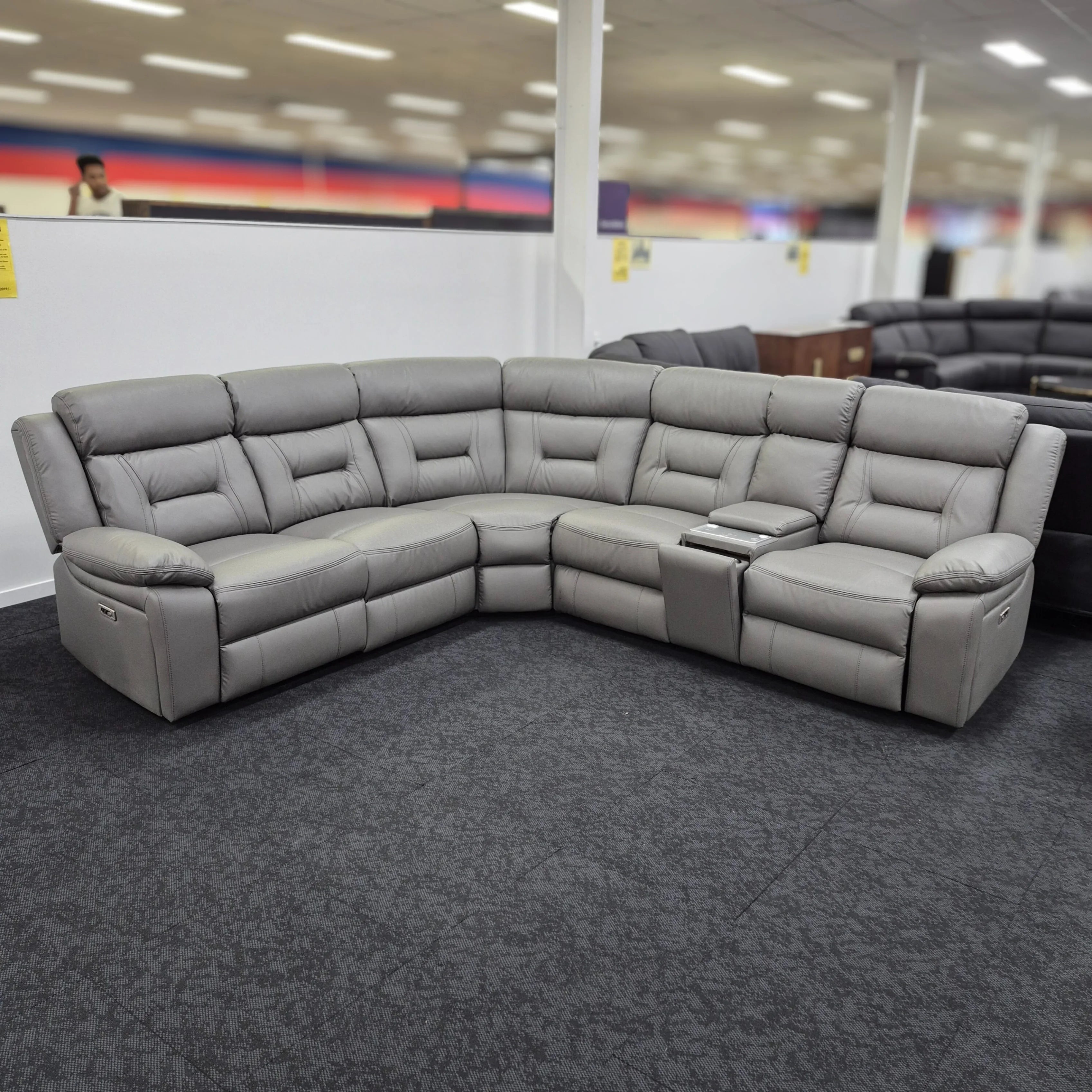 Sovereign Air Leather Electric Corner Recliner