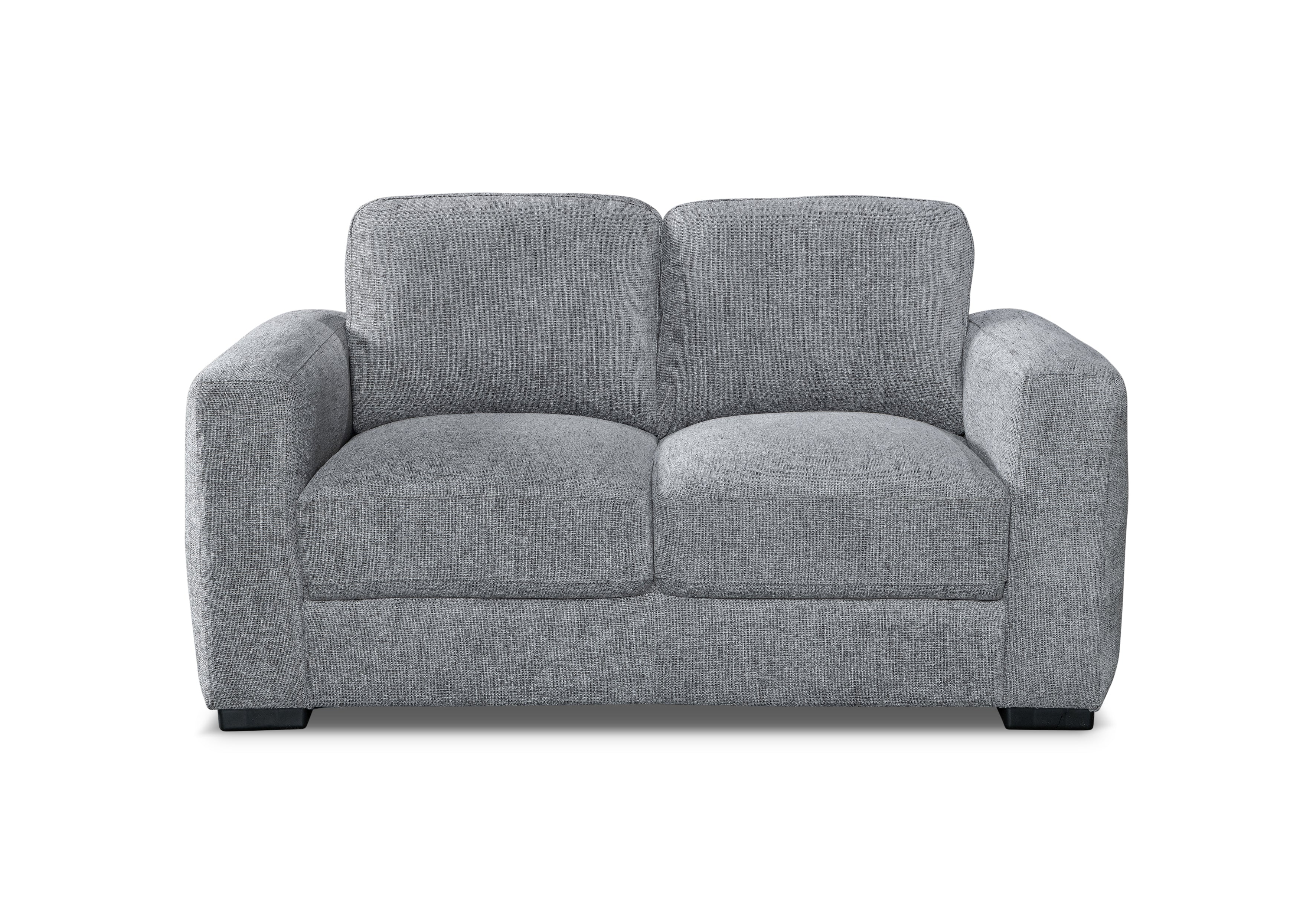 Grey sofa on a white background