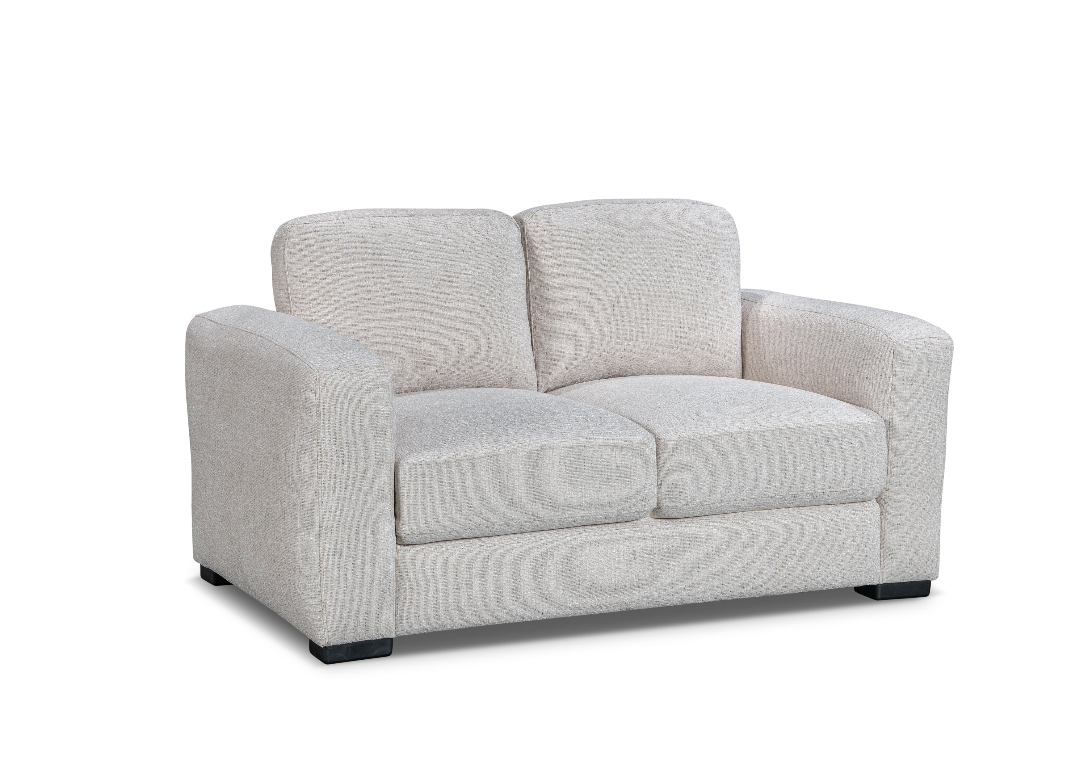 Beige sofa on a white background