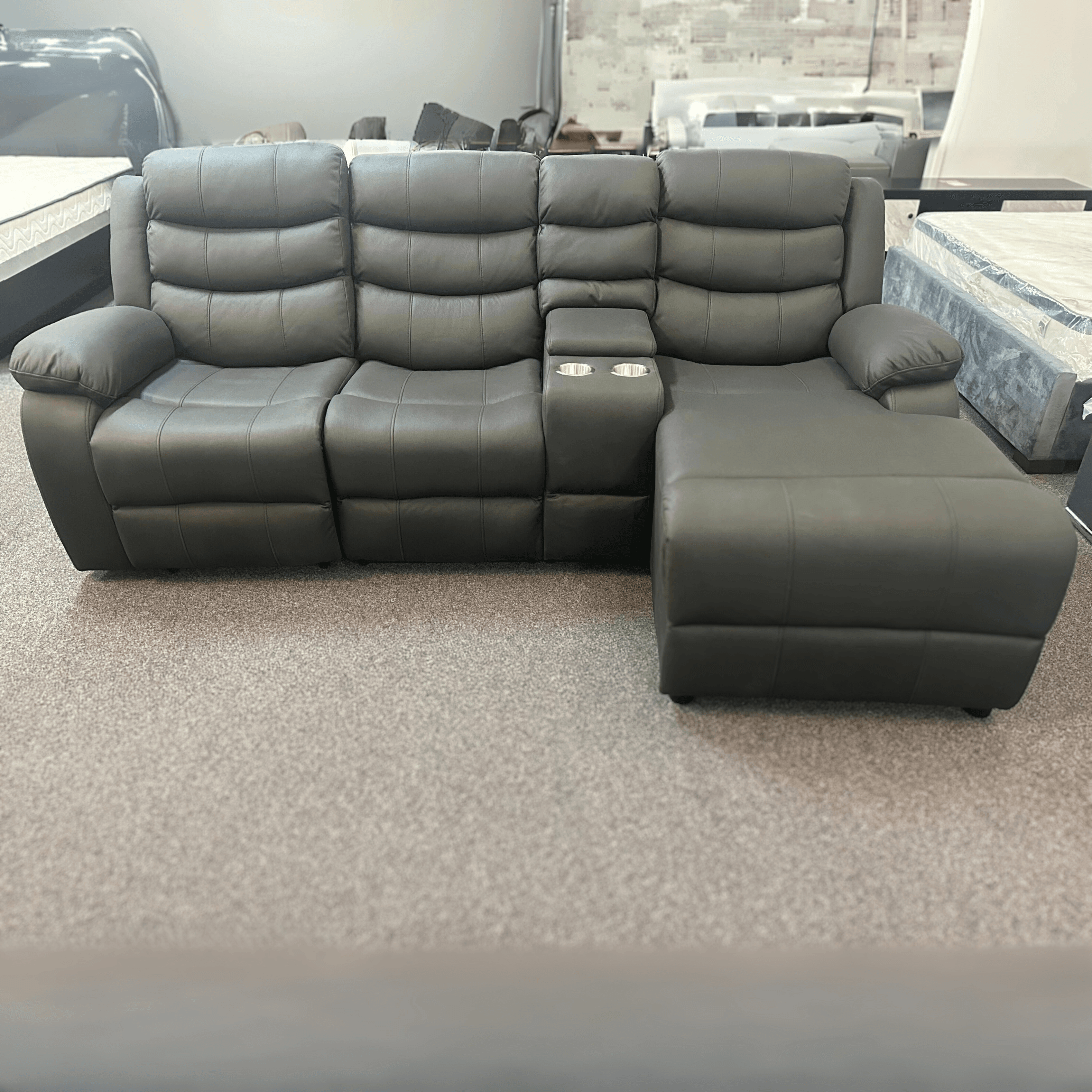 Barcelona 3 Seater Recliner Lounge