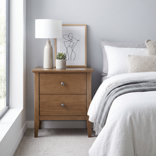 Marina 2 Drawer Bedside Table