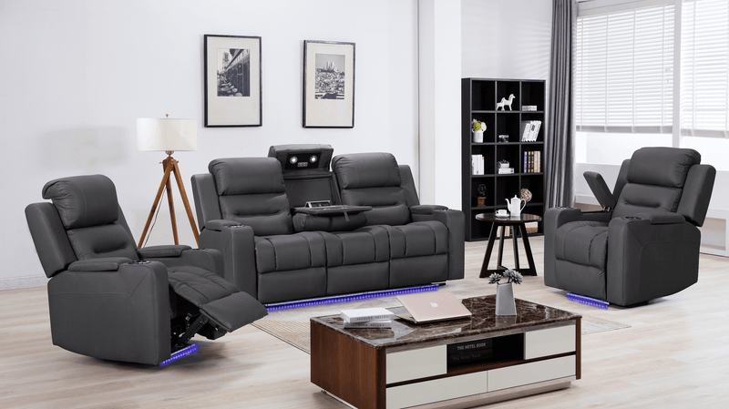 Boston Recliner Set with Rhino Fabric - The A2Z Furnitur