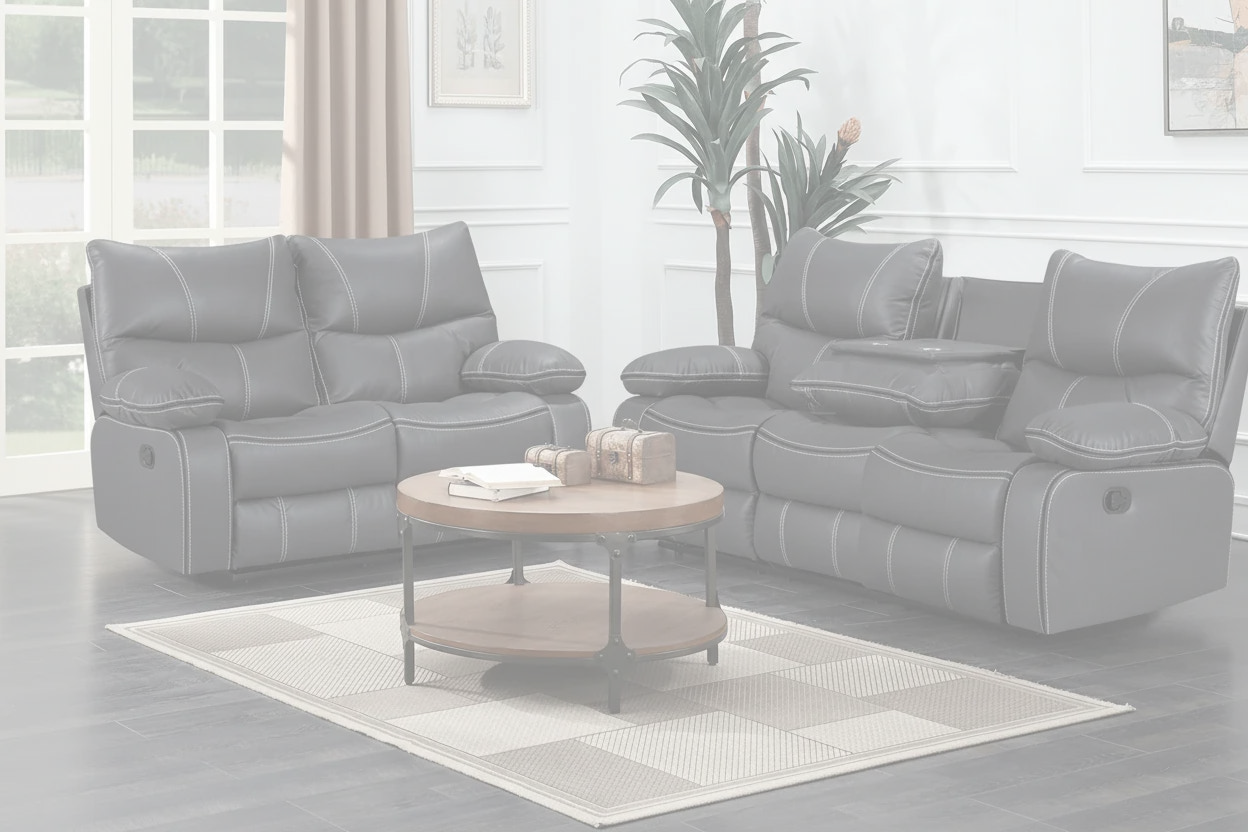 Brooke Manual 3+2 Black Recliner Package dimension diagram — measurements coming soon