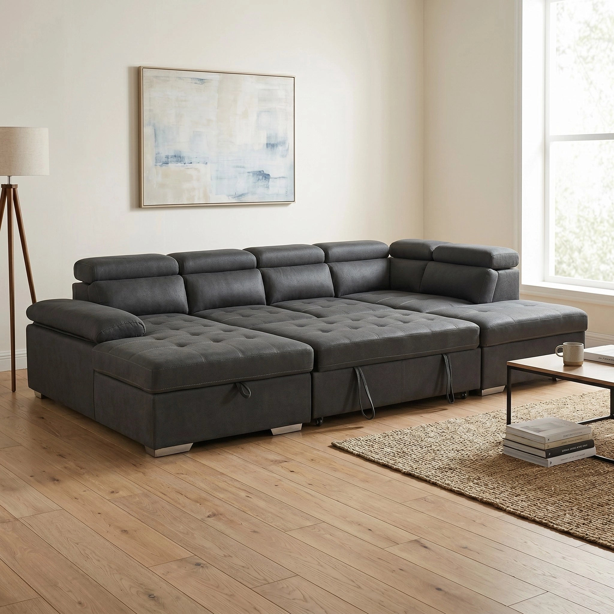 Alex Pull Out Sofa Bed with Storage