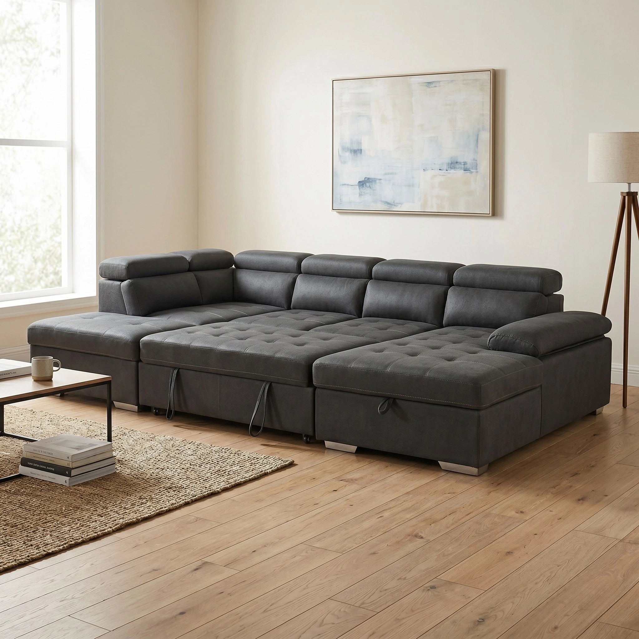 Alex Pull Out Sofa Bed with Storage