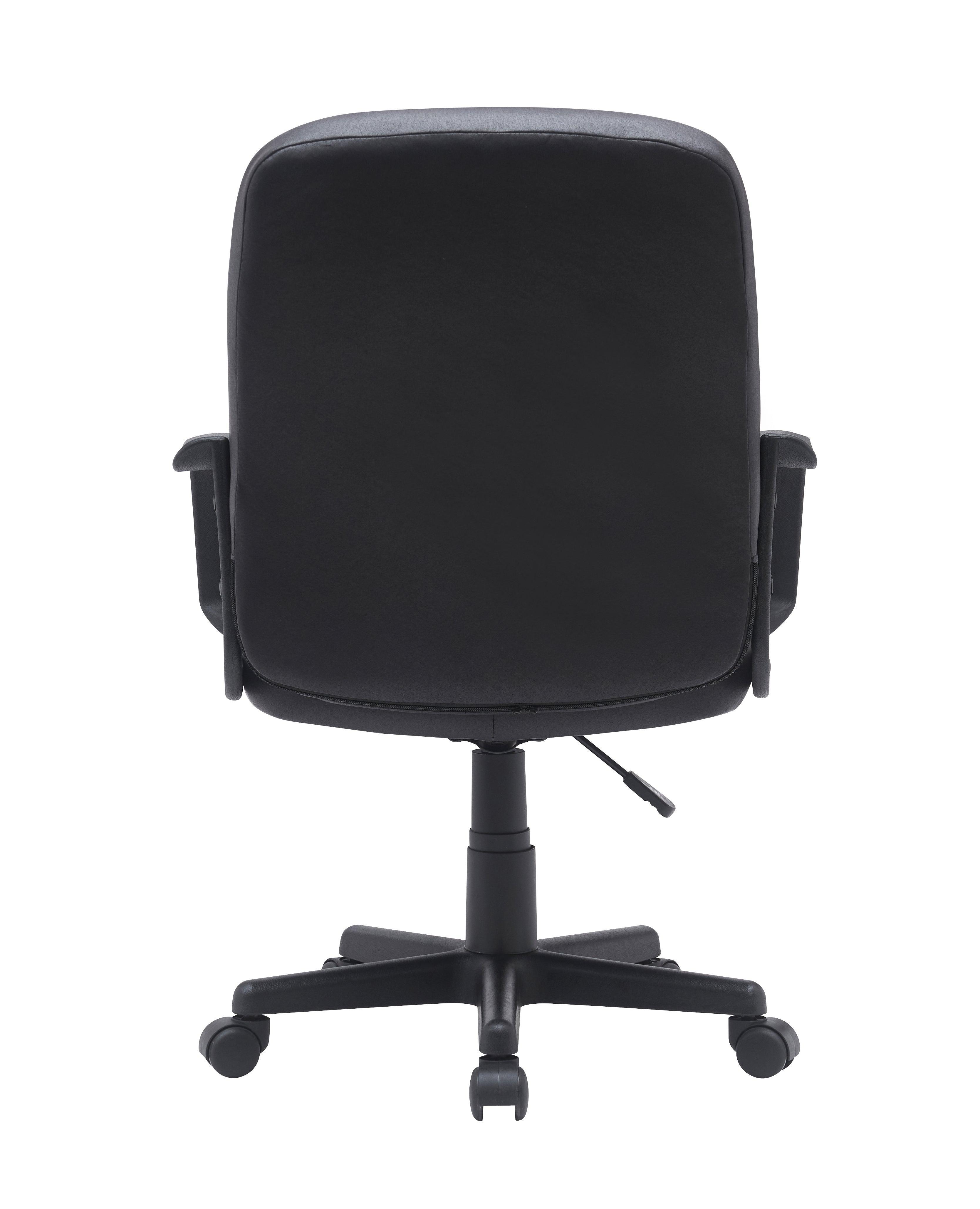 Clontarf Office Chair - Black Technology Fabric - Adjustable Height - Reclining Feature - Home Office Furniture