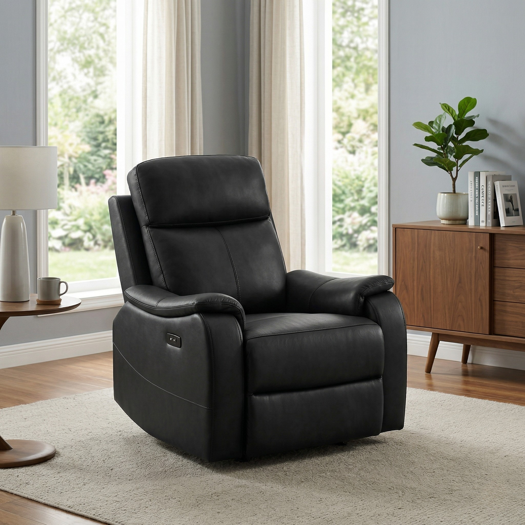 Concord Leather Electric Recliner Chair