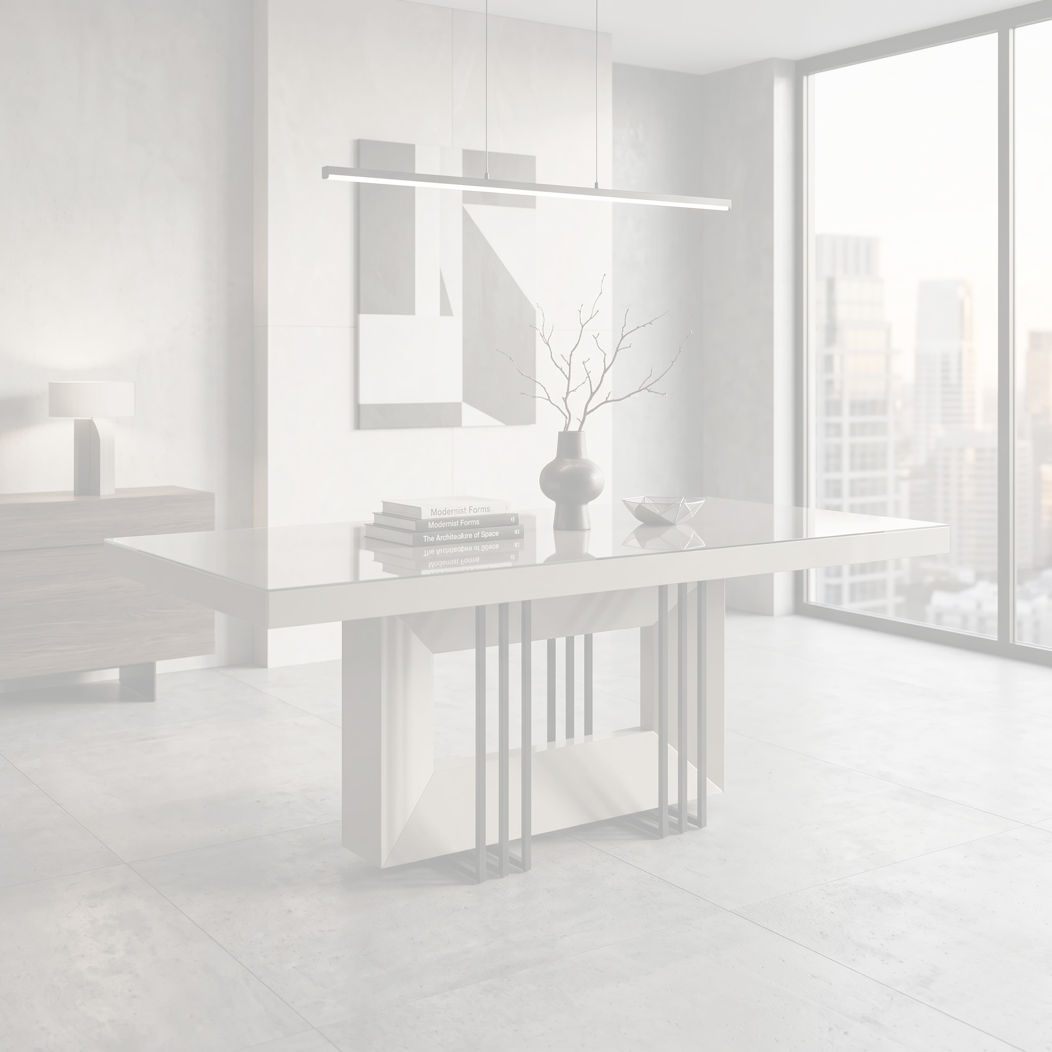 Delta Grey and Black Dining Table dimension diagram - 200 x 100 x 77 cm