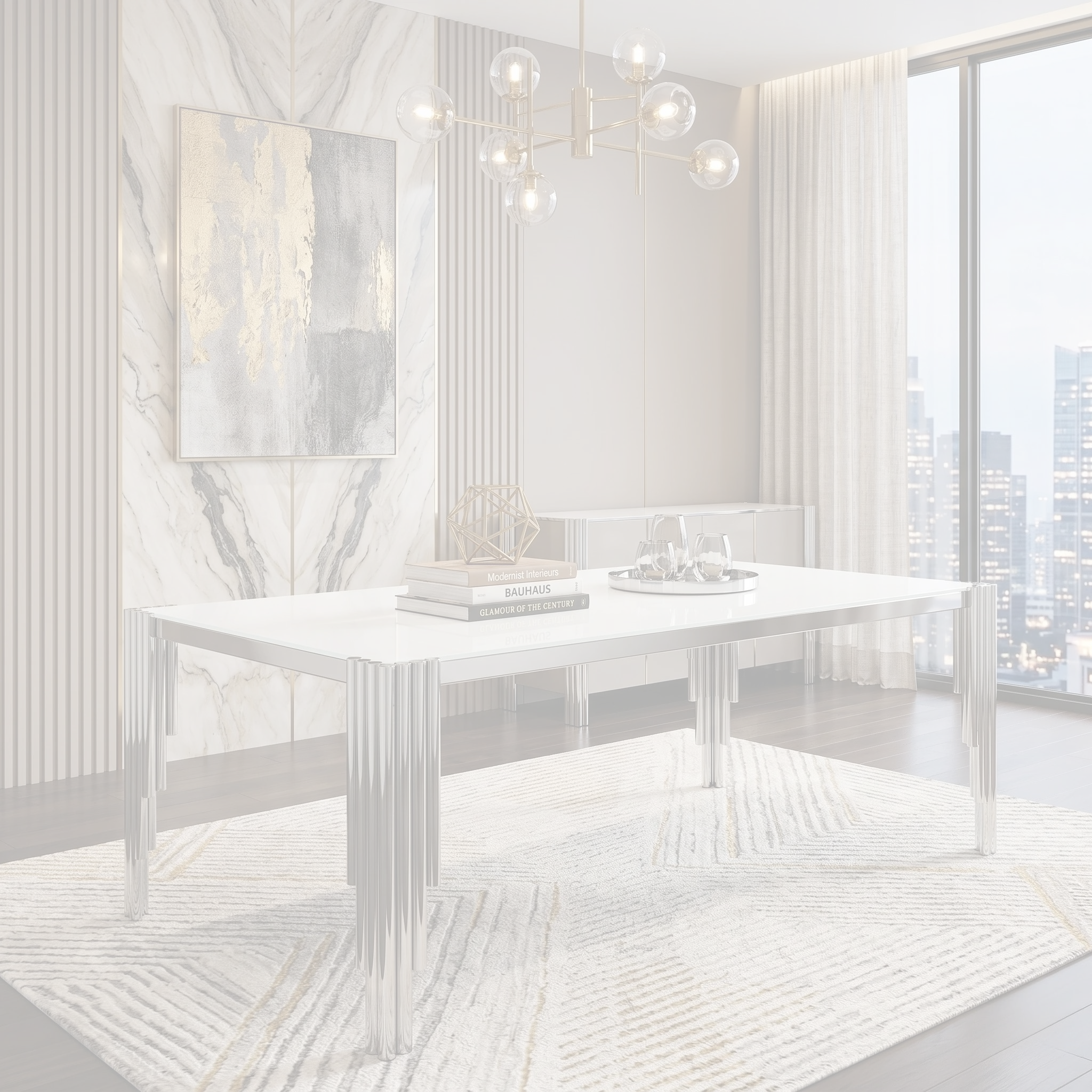 Douglas Dining Table dimension diagram - 185 x 95 x 76 cm