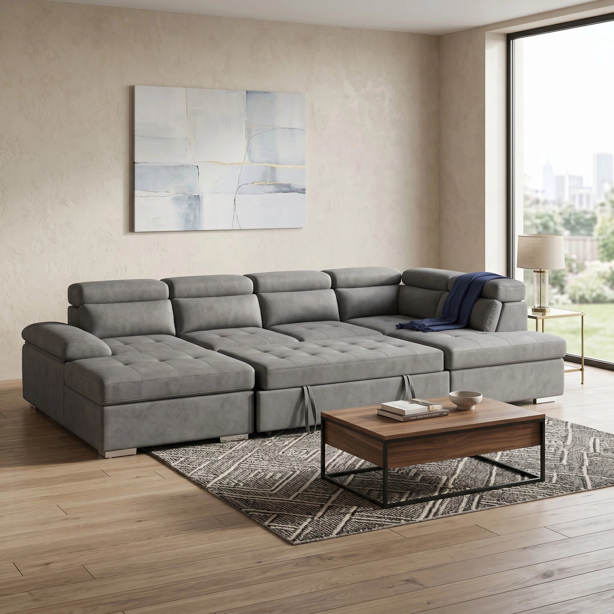 Alex Pull Out Sofa Bed with Storage