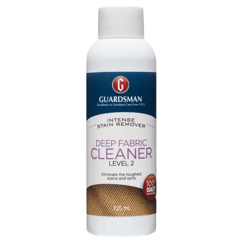 Guardsman deep fabric cleaner bottle for tough stain removal on upholstery and furniture fabrics