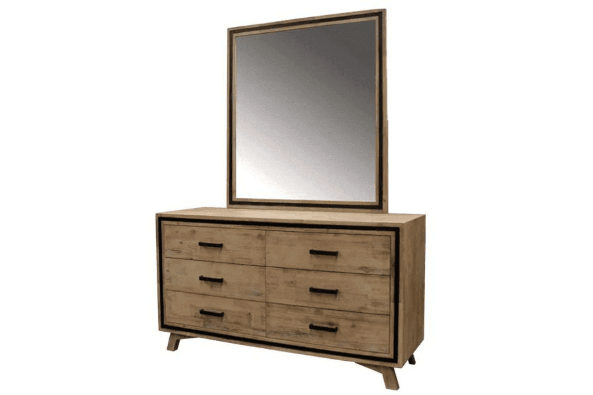 Modern Jack Dresser with Mirror - Stylish Bedroom Storage Solution