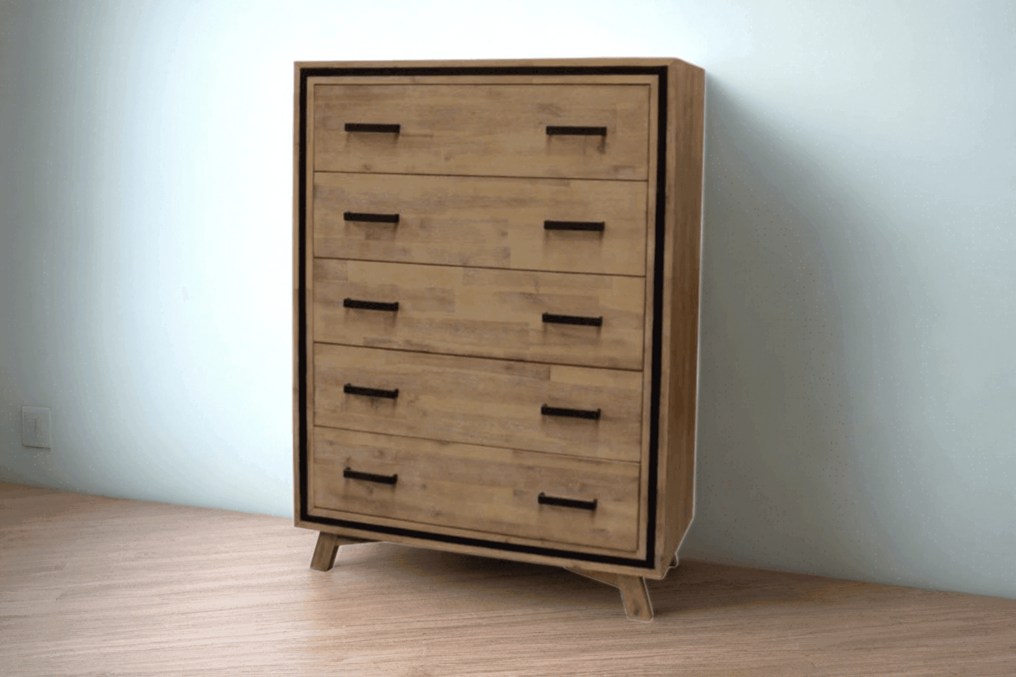 Jack Tallboy - Modern Wood Chest of Drawers | The A2Z Furniture