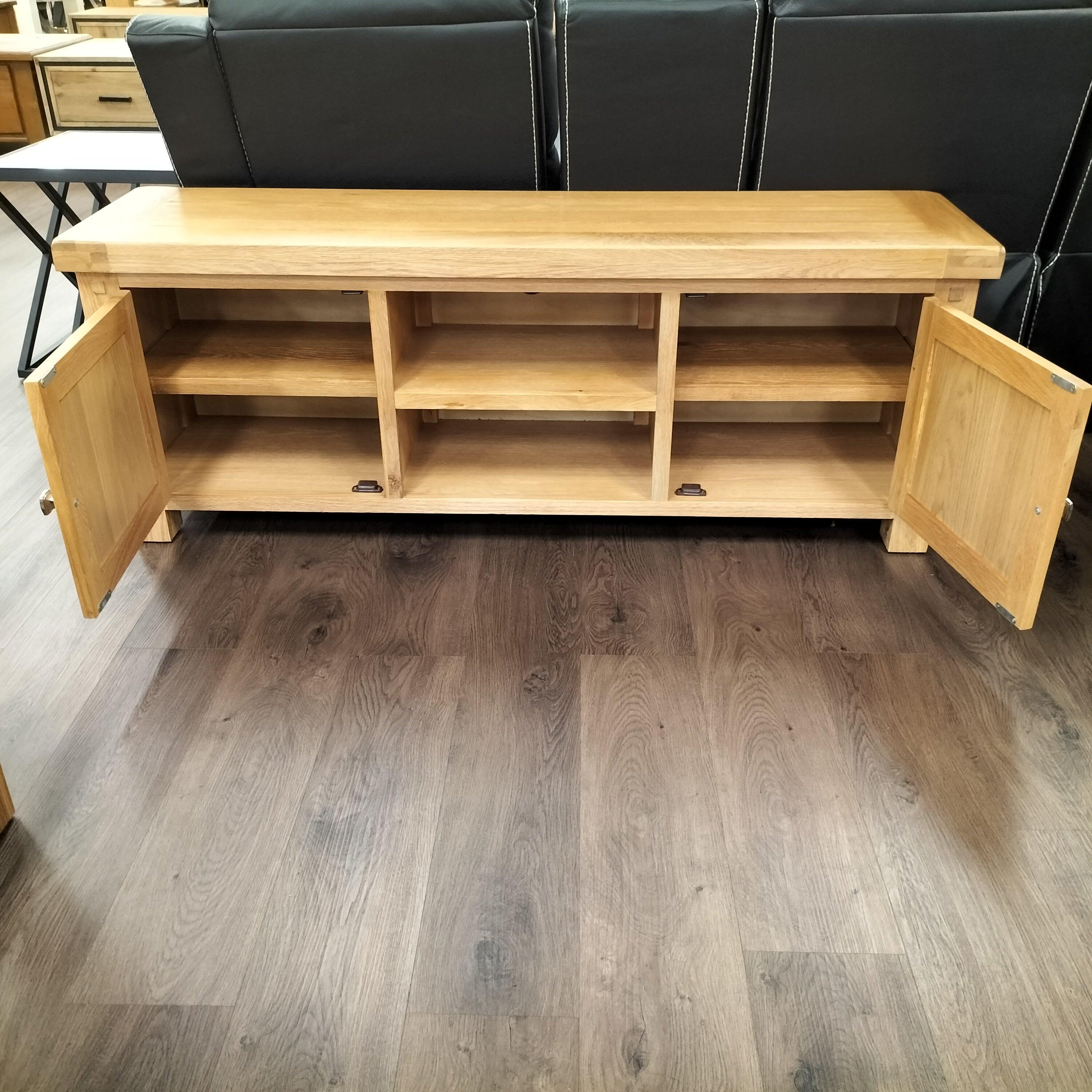 Jimmy Solid Wood Entertainment Unit - The A2Z Furniture