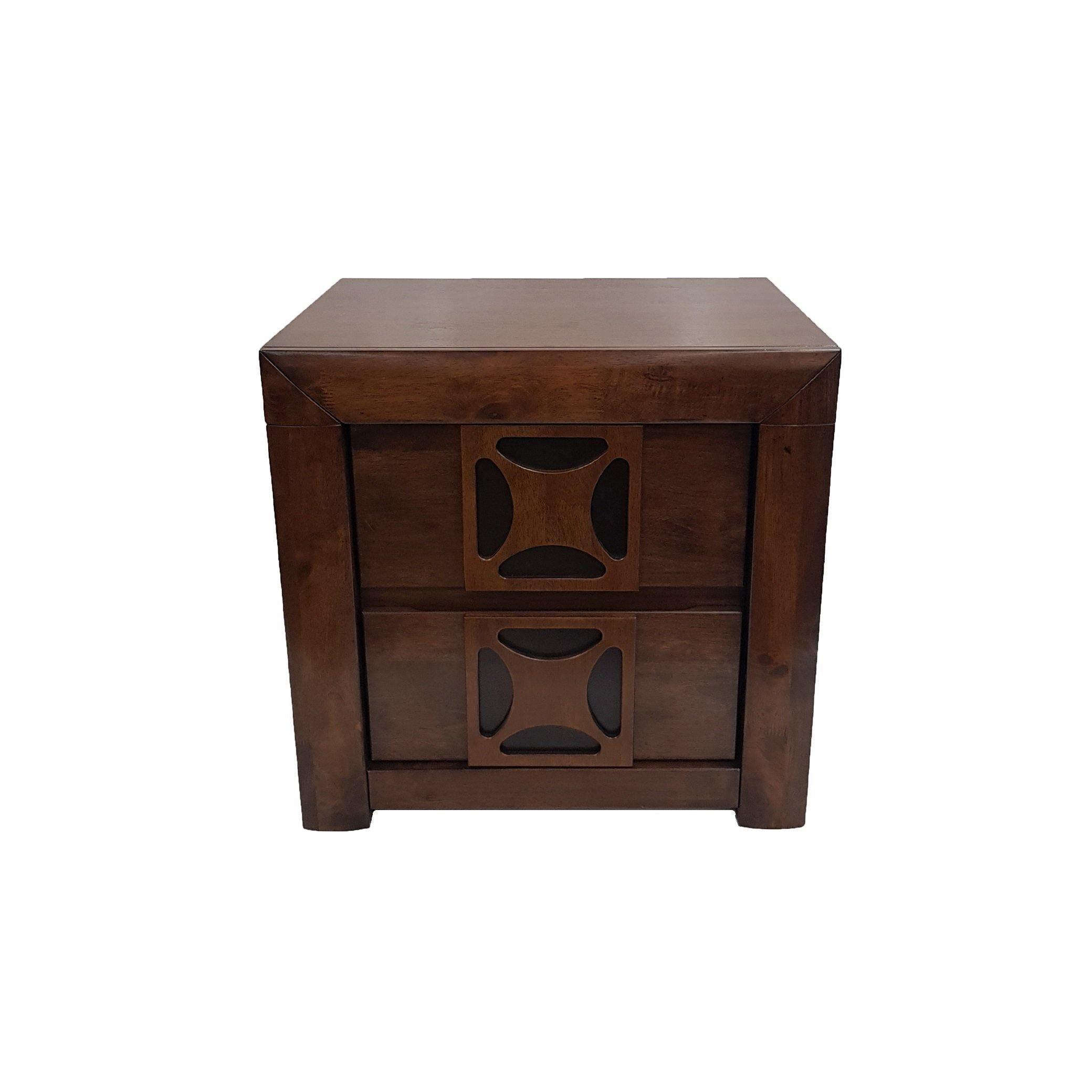 Lilly Bedside Table - Rustic Wooden Bedroom Furniture - The A2Z Furniture