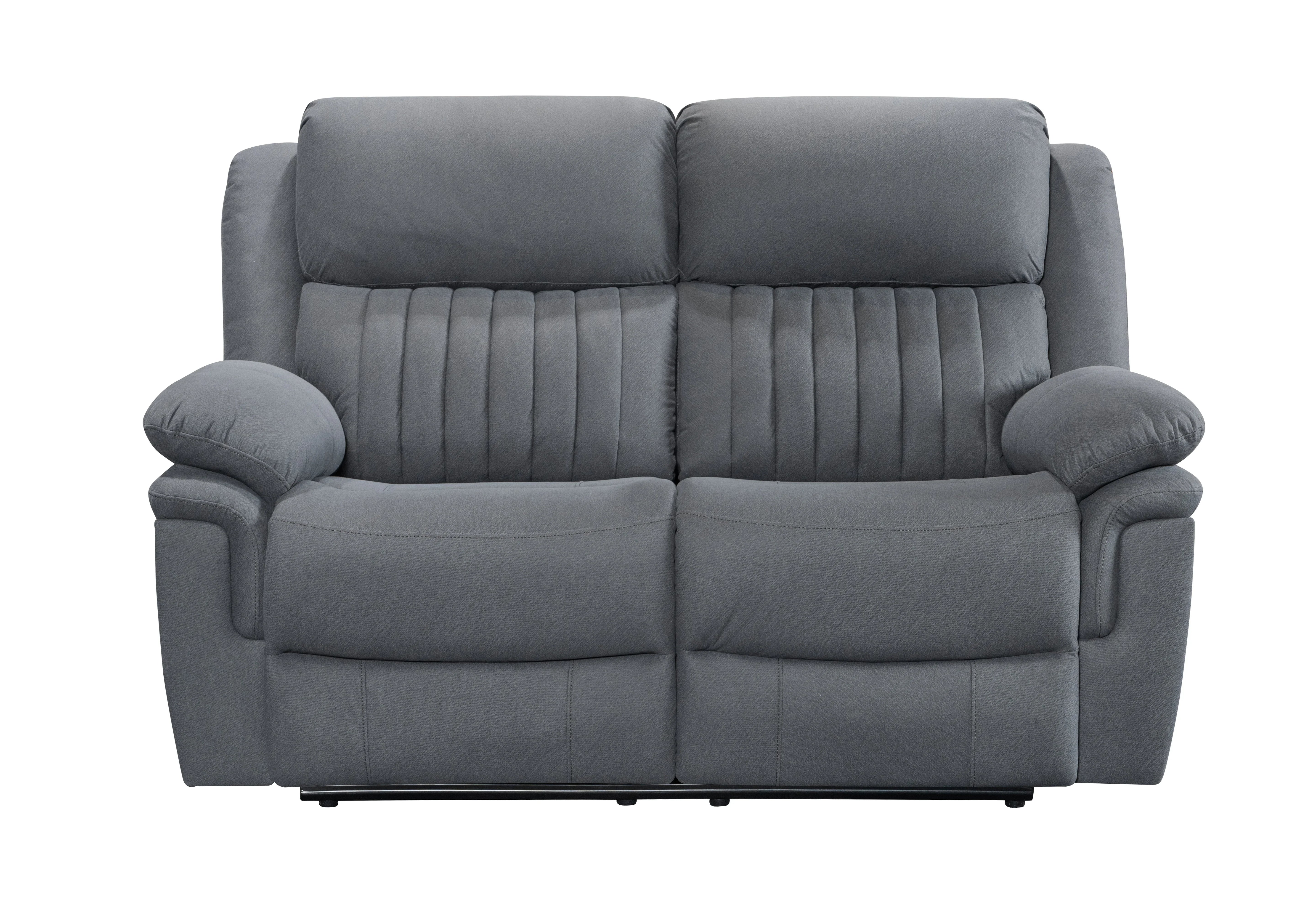 Gray sofa on a white background