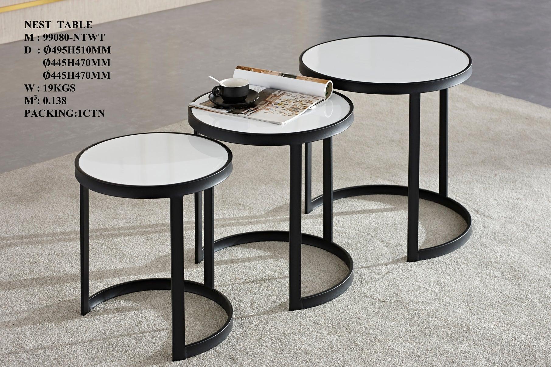 Upgrade Your Space with Nest 100 B Nesting Table Set The A2Z