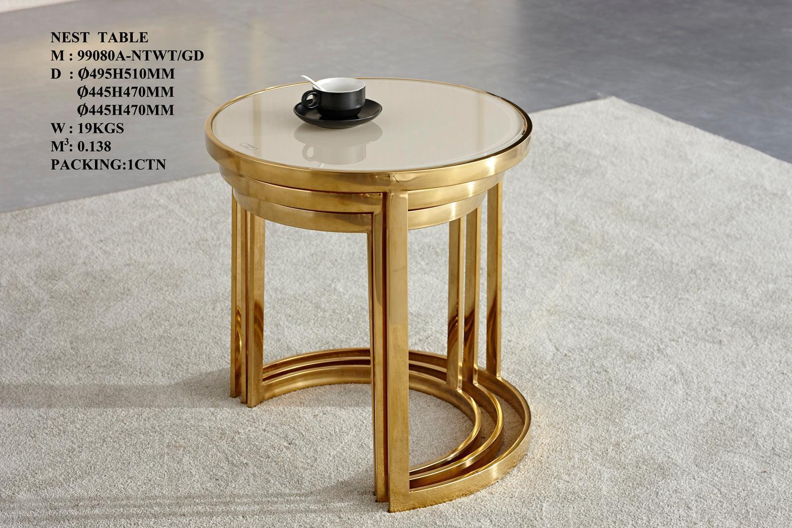 Upgrade Your Home: Nest 100 G - Stylish Glass Nesting Tables