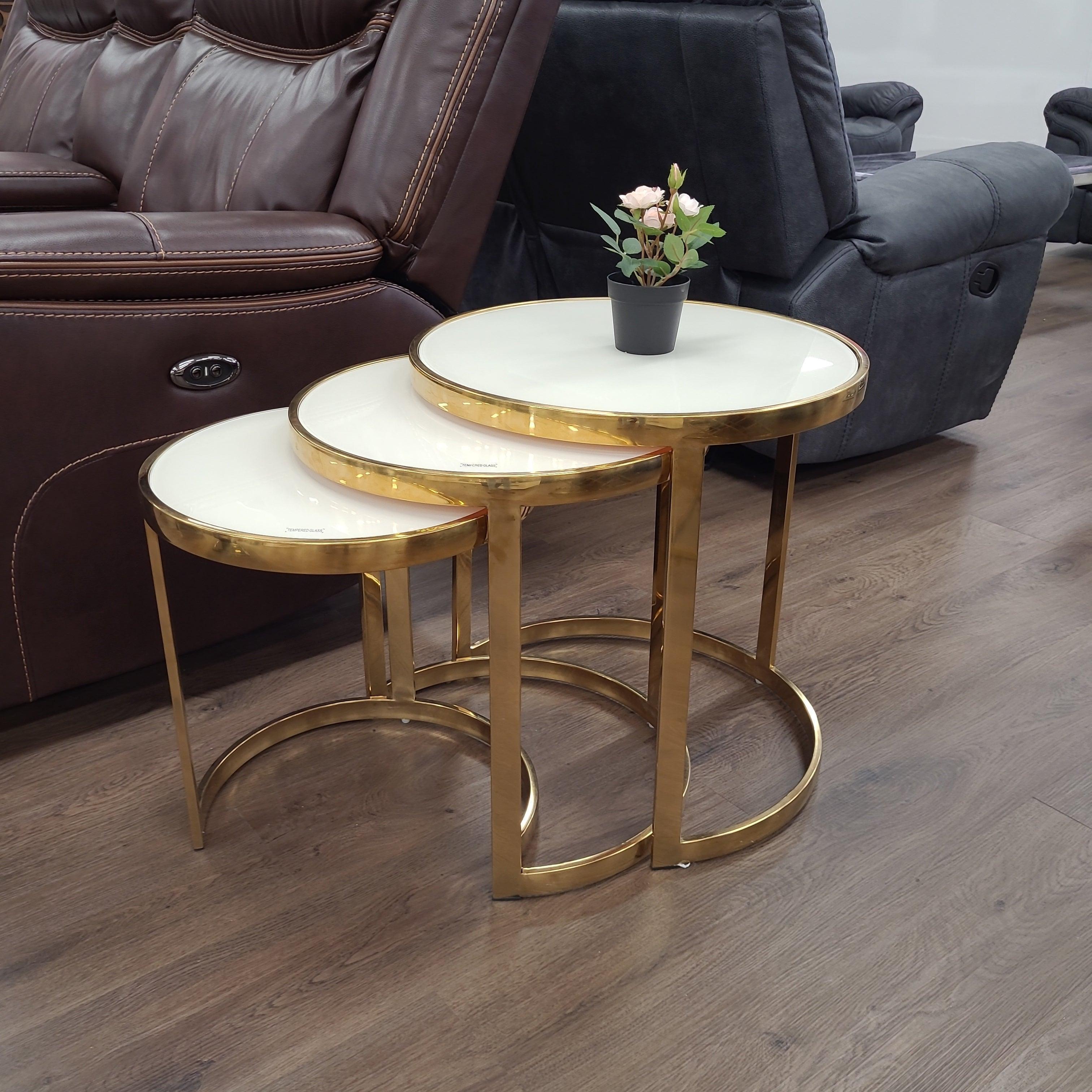 Upgrade Your Home: Nest 100 G - Stylish Glass Nesting Tables