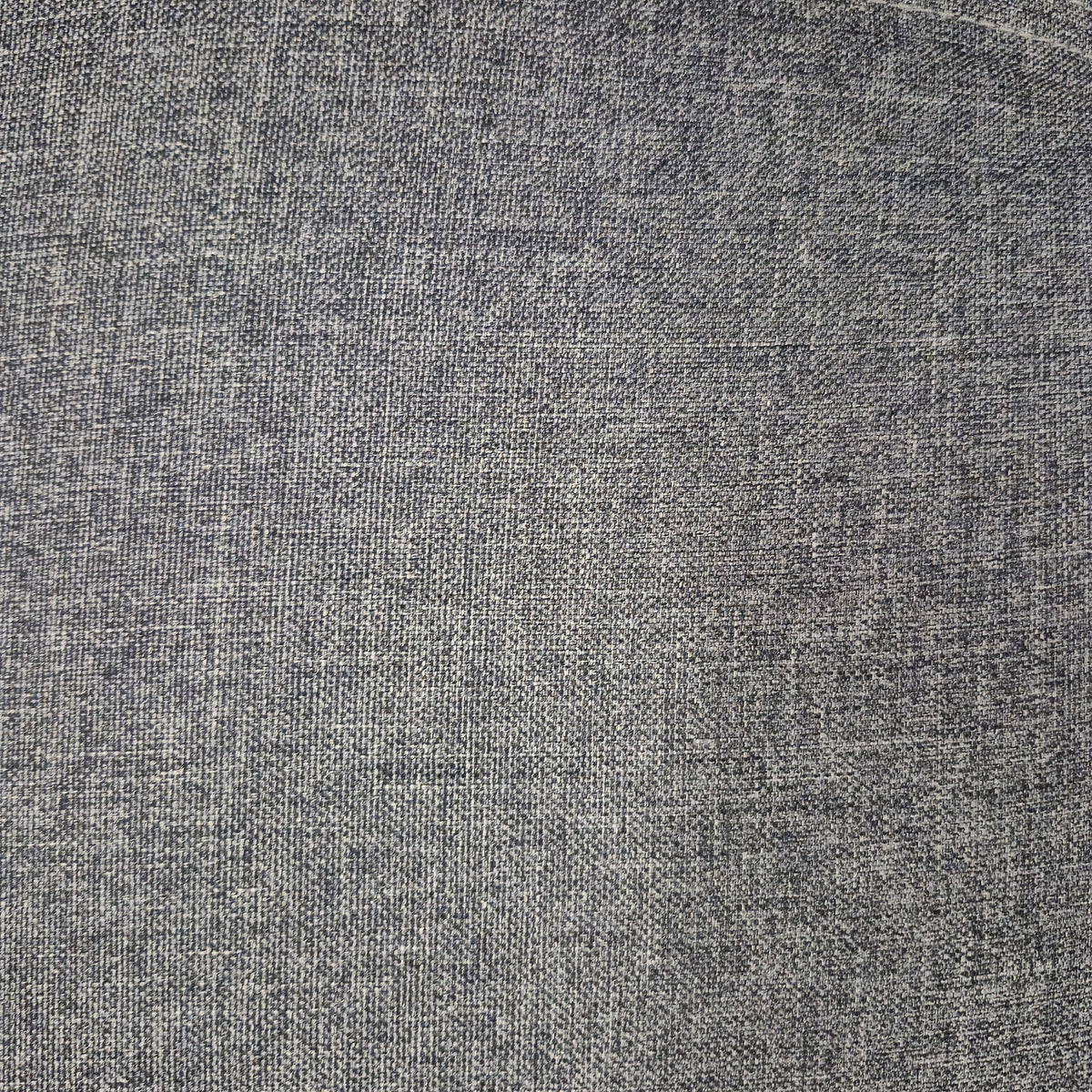 Close-up of the Sleek 3 Seater Chaise Lounge dark grey woven upholstery fabric