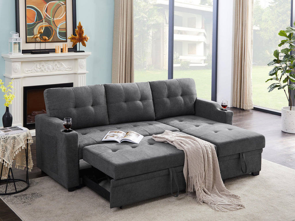 Shawn reversible-chaise corner sofa - The A2Z Furniture
