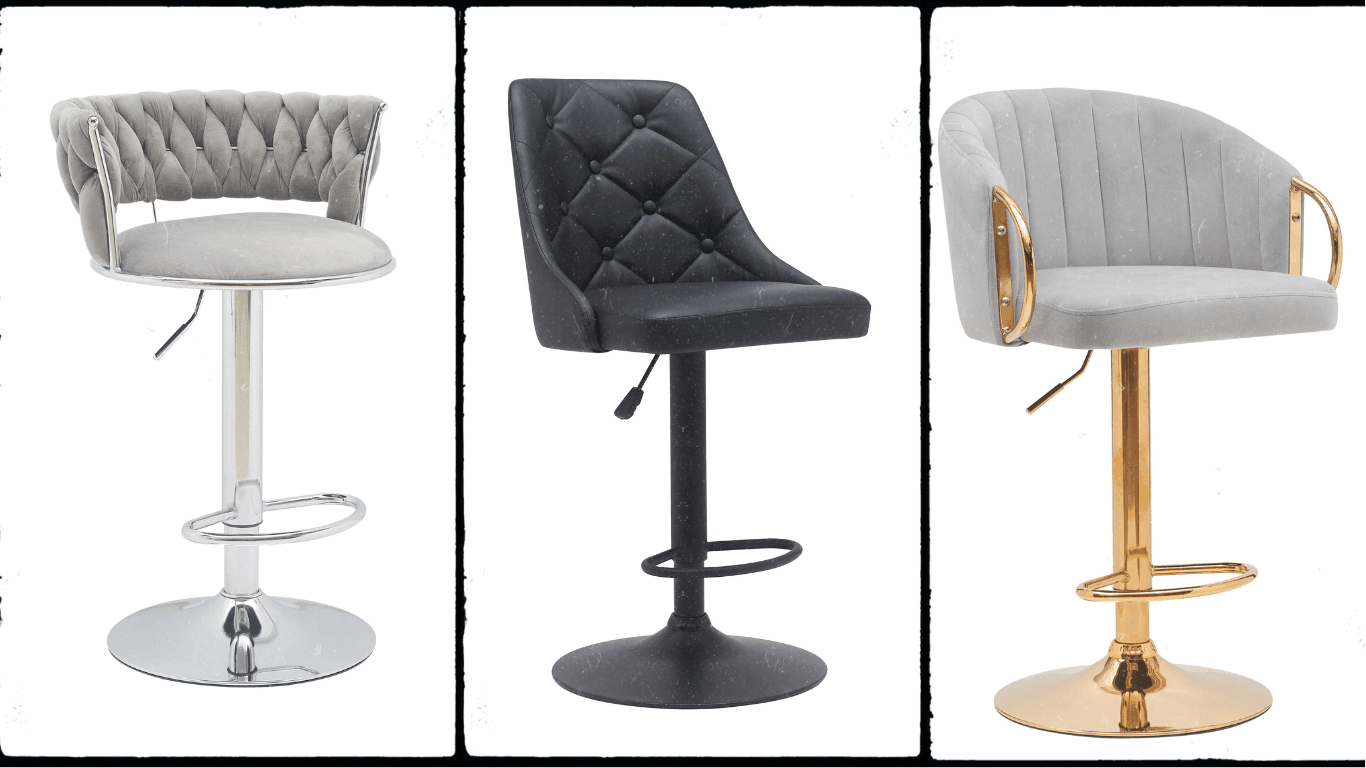 Buy Breakfast Bar Stools Gold Coast Adj. Height, Backs