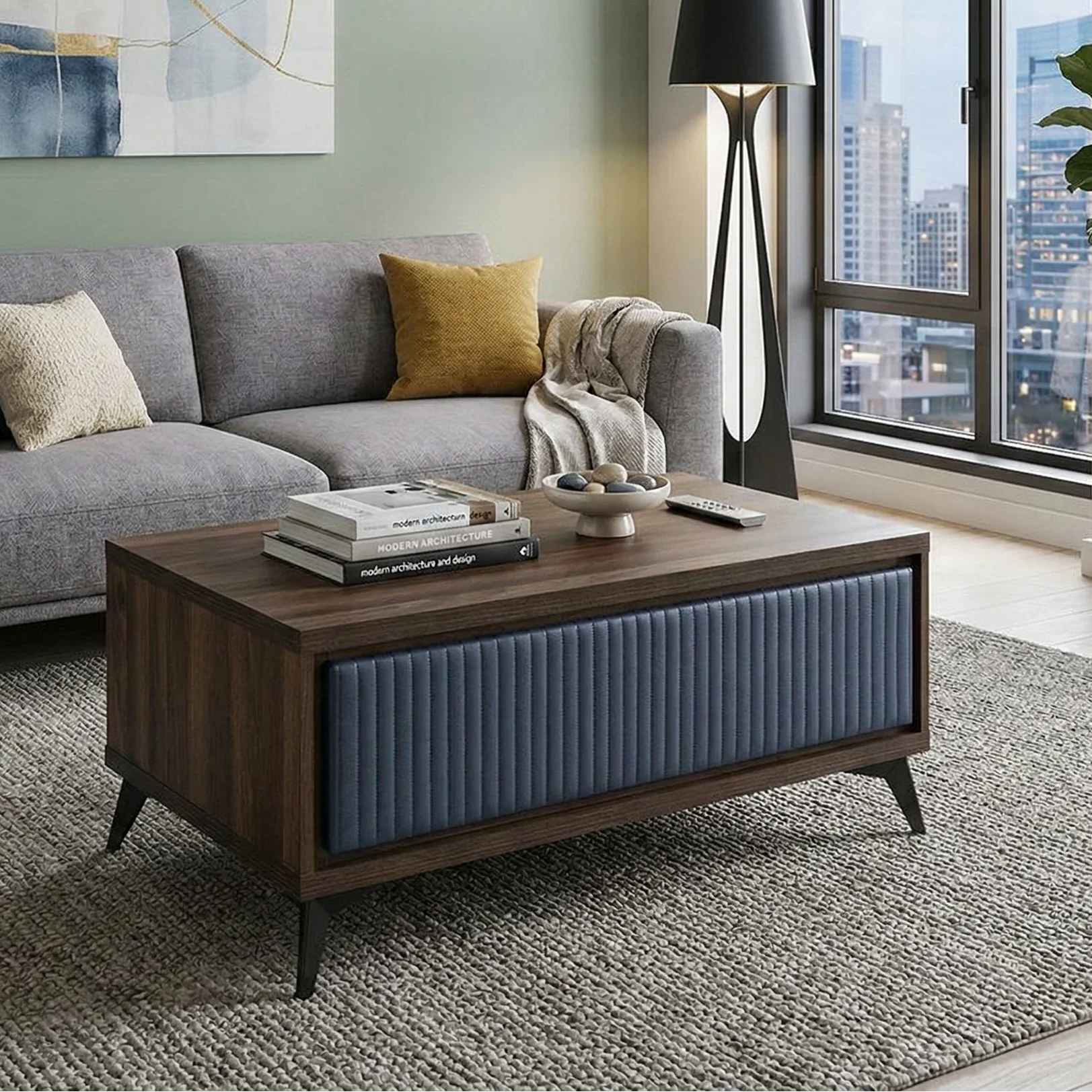 Mernda coffee table styled in a modern Queensland living room as a seasonal accent piece