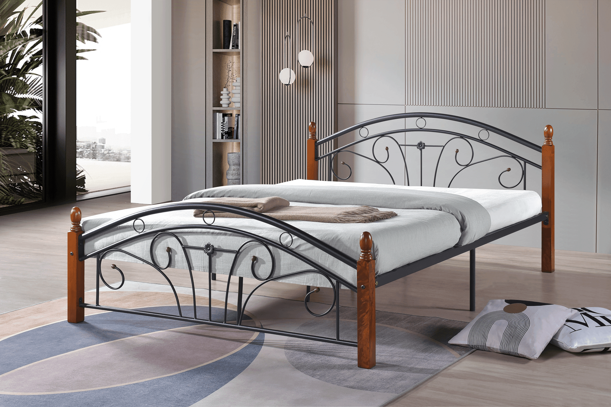 Modern Metal Bed Frame - The A2Z Furniture