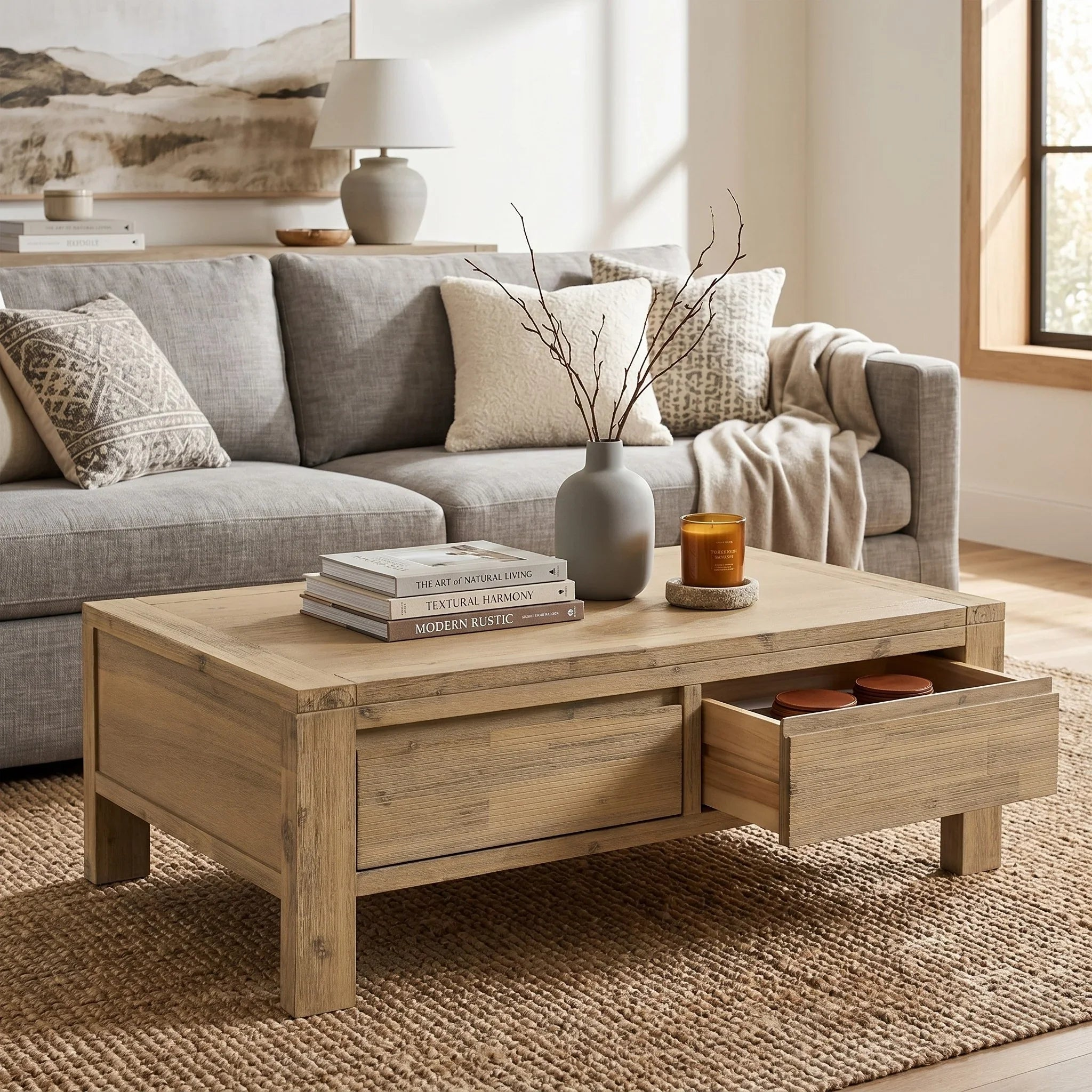 Stylish coffee table from The A2Z Furniture - Perfect for your living room decor.