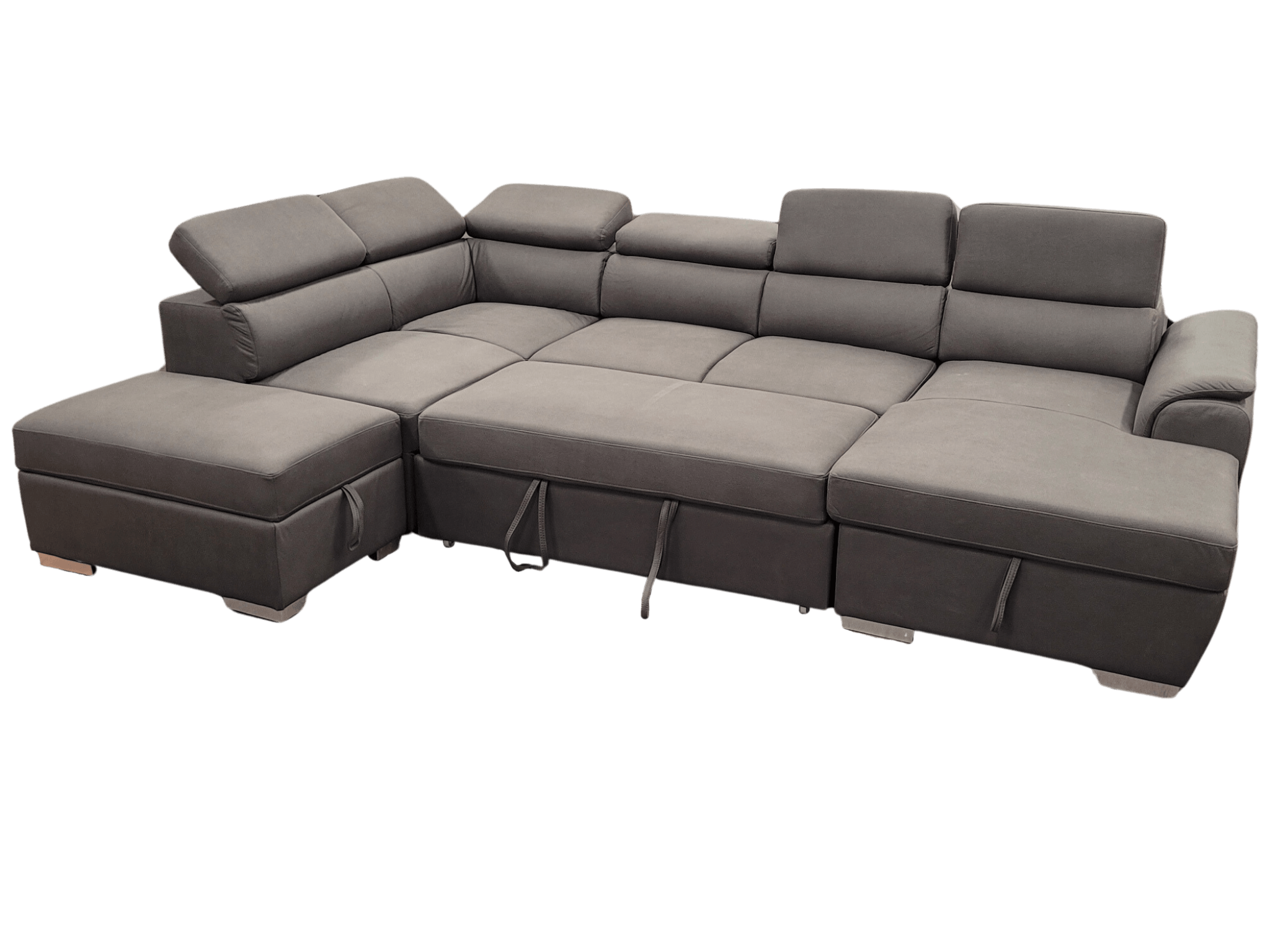 Grey corner sofa bed - The A2Z Furniture