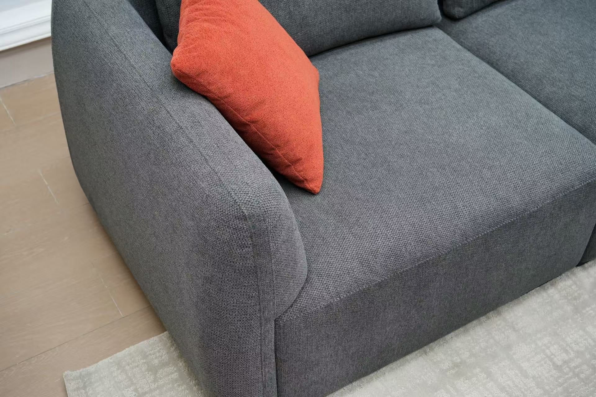 Omega Curved 3-Seater Sofa