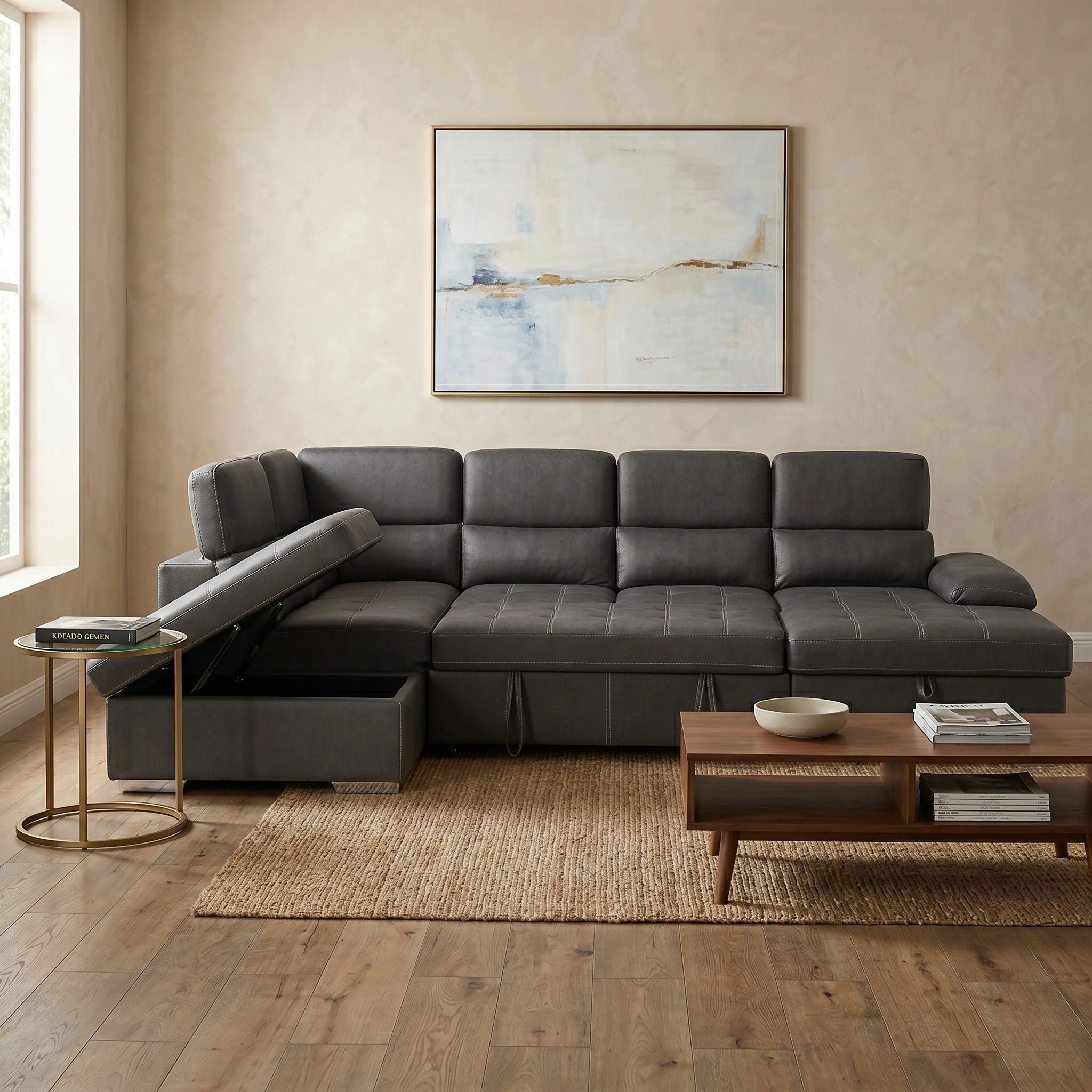Alex Pull Out Sofa Bed with Storage