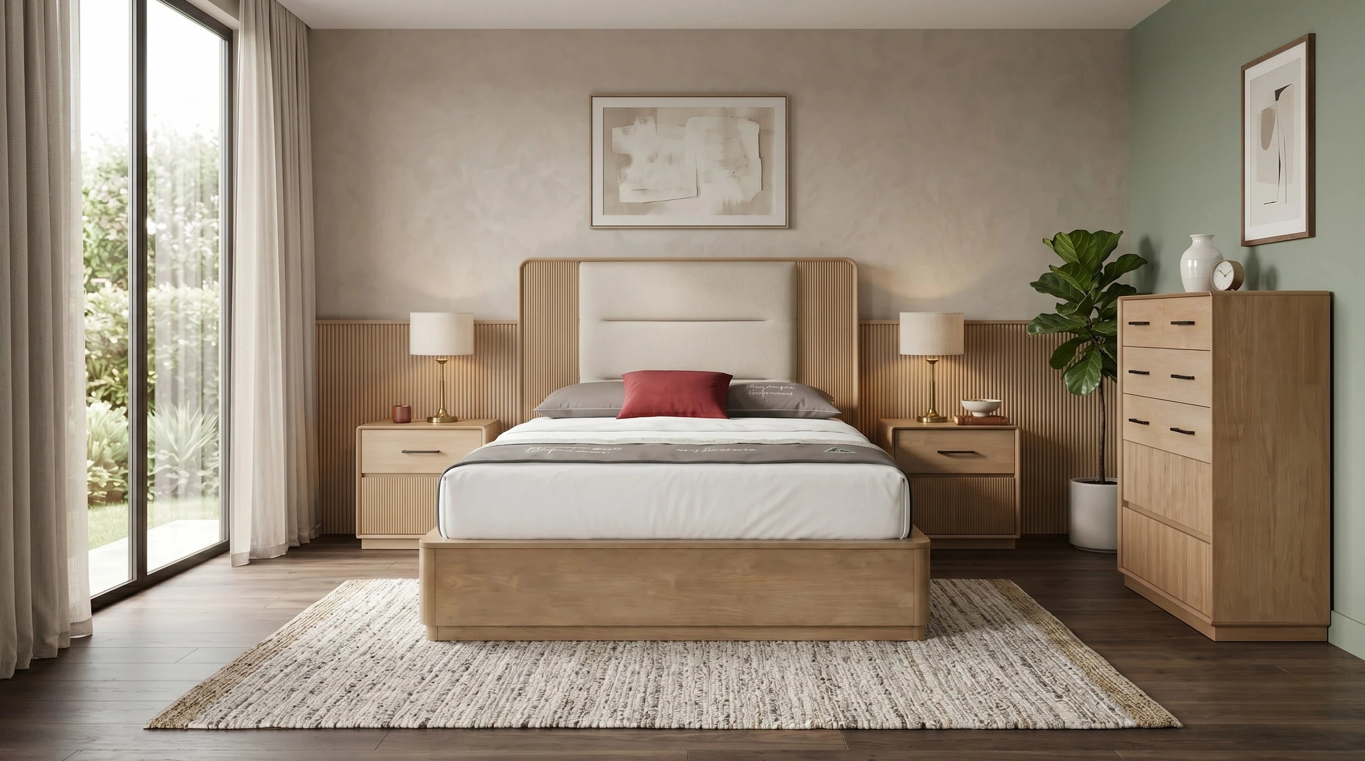 Castle 4 Piece Tallboy Bedroom Suite